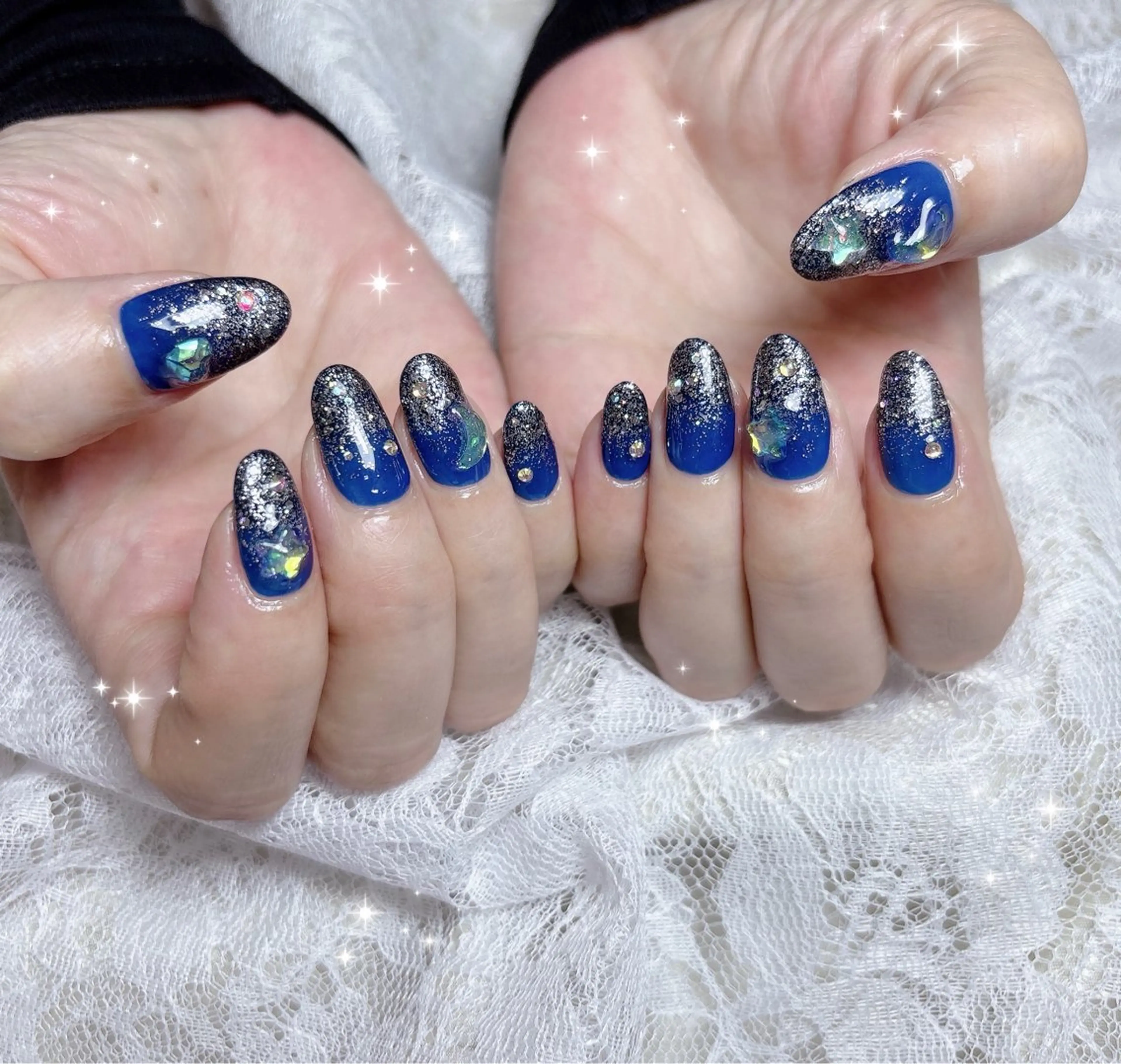 ネイル グラデーション ハンドネイル FLARE NAIL フレアネイルのネイルデザイン