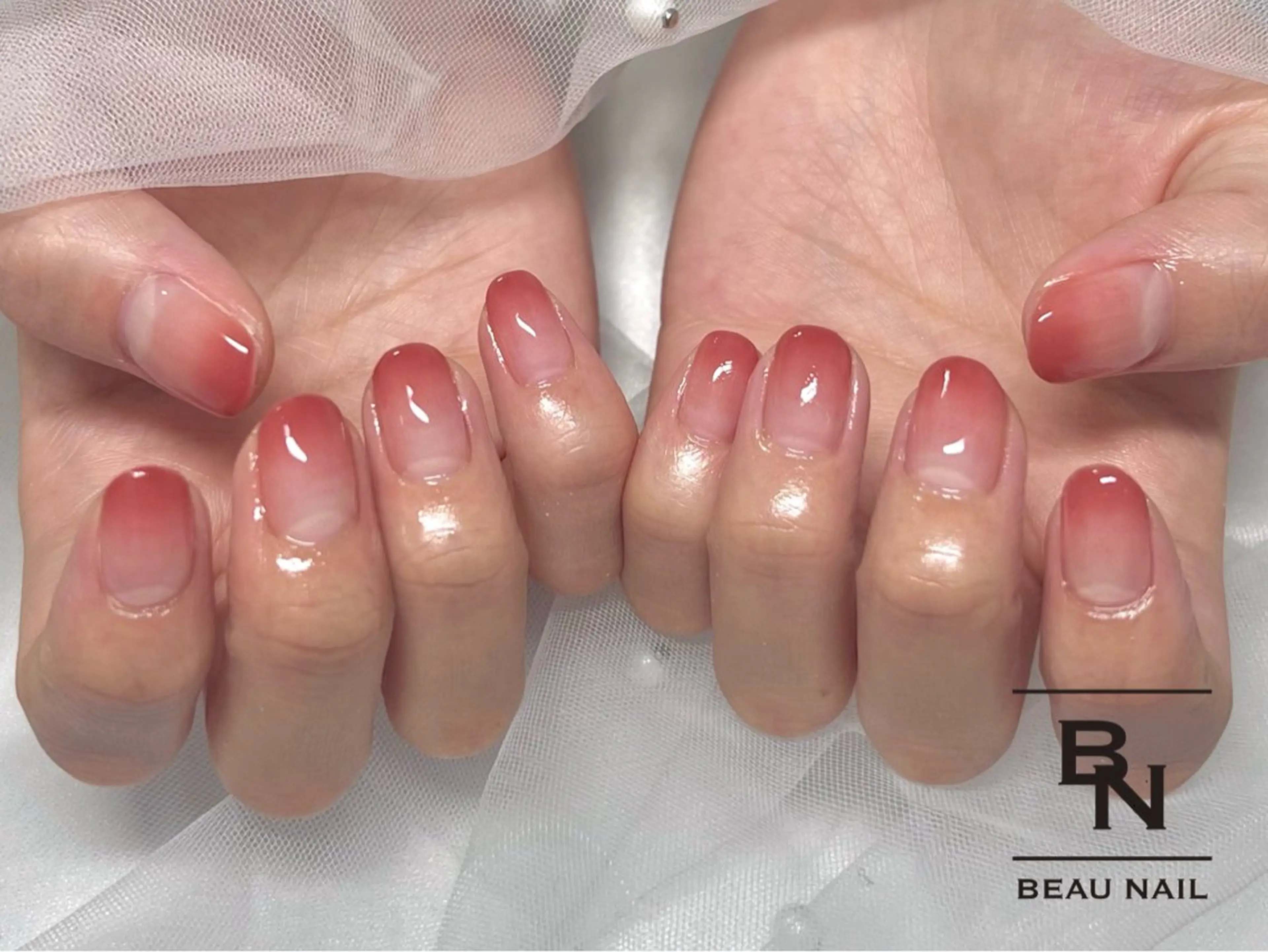 ネイル グラデーション 春ネイル BEAU NAIL Nanamiのネイルデザイン