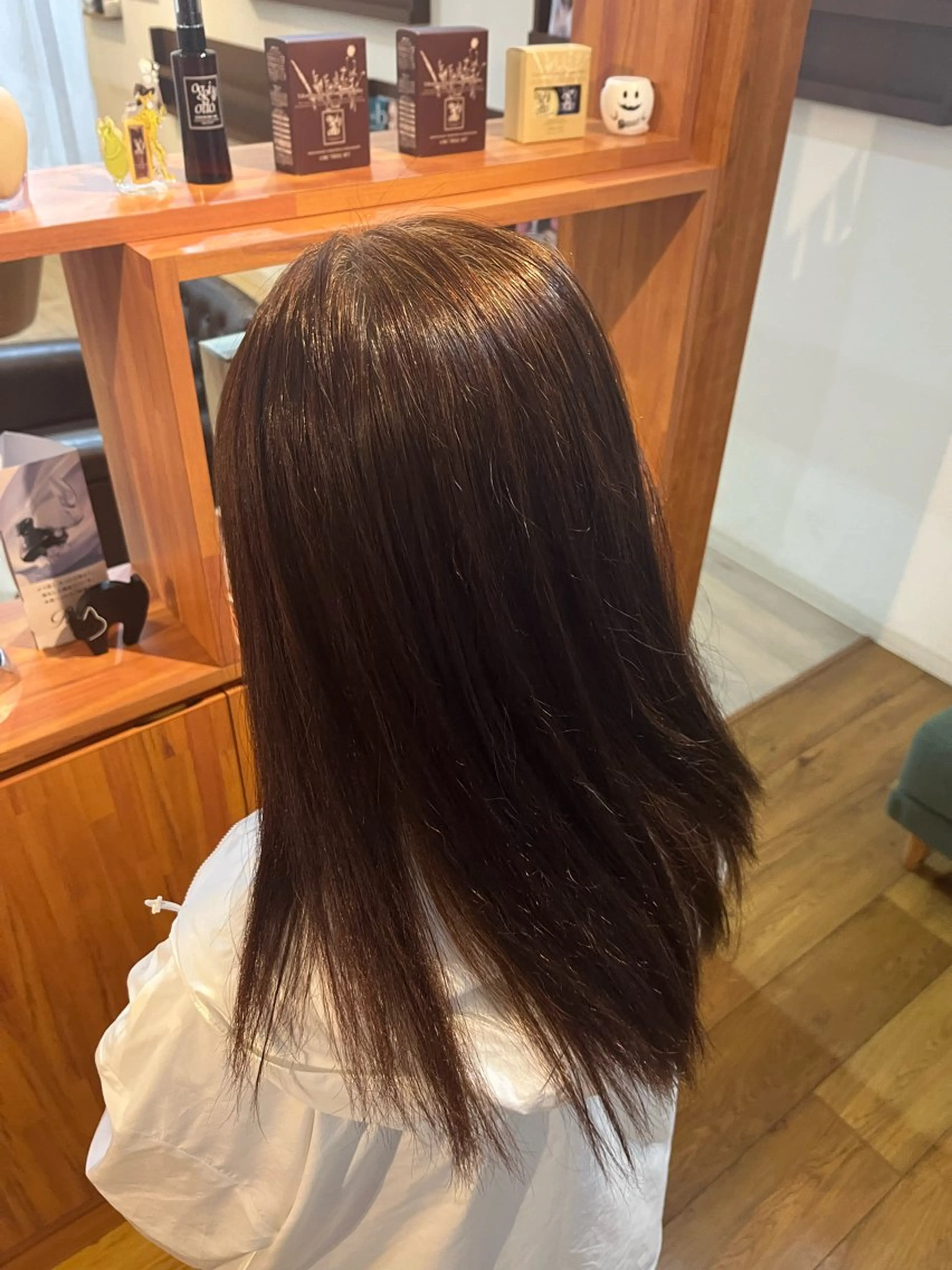 ロング カラー ブラウンカラー 中島 正敏のヘアスタイル