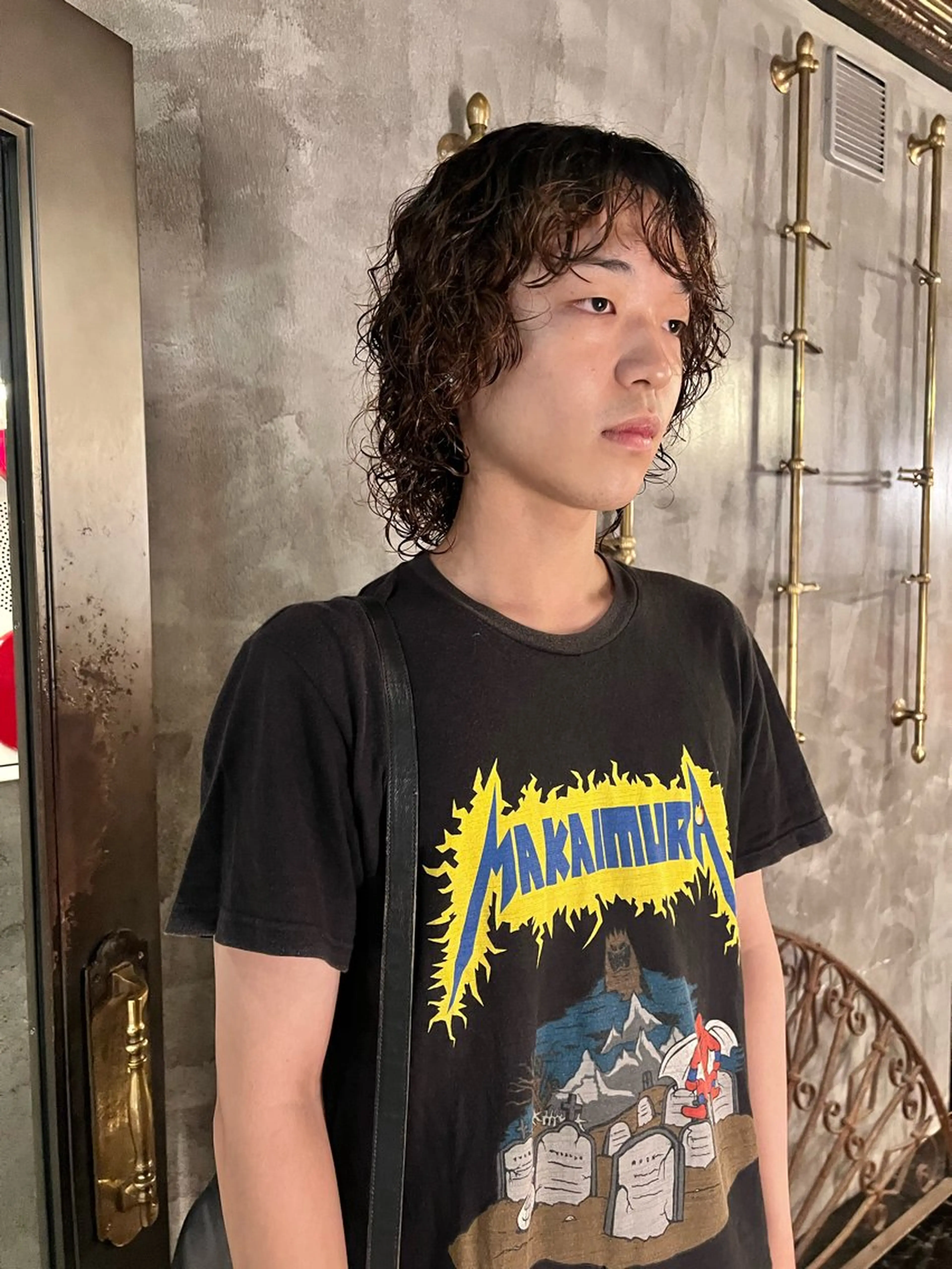 ミディアム パーマ メンズ haco＋所属・圧倒的デザイン力 店長🎨RENAのヘアスタイル