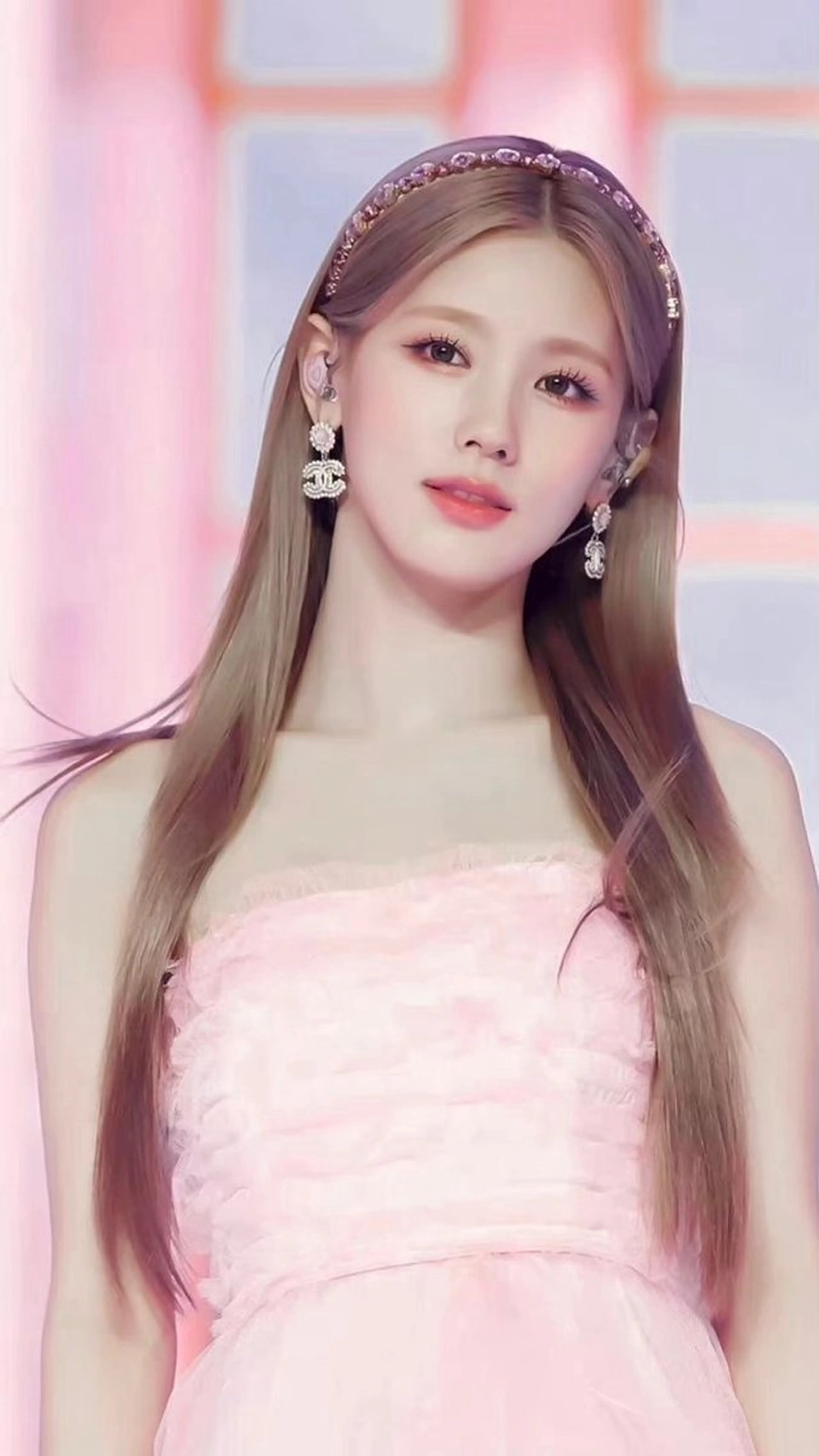 ロング カラー ハイトーン/韓国 レイヤー/るか🎀のヘアスタイル