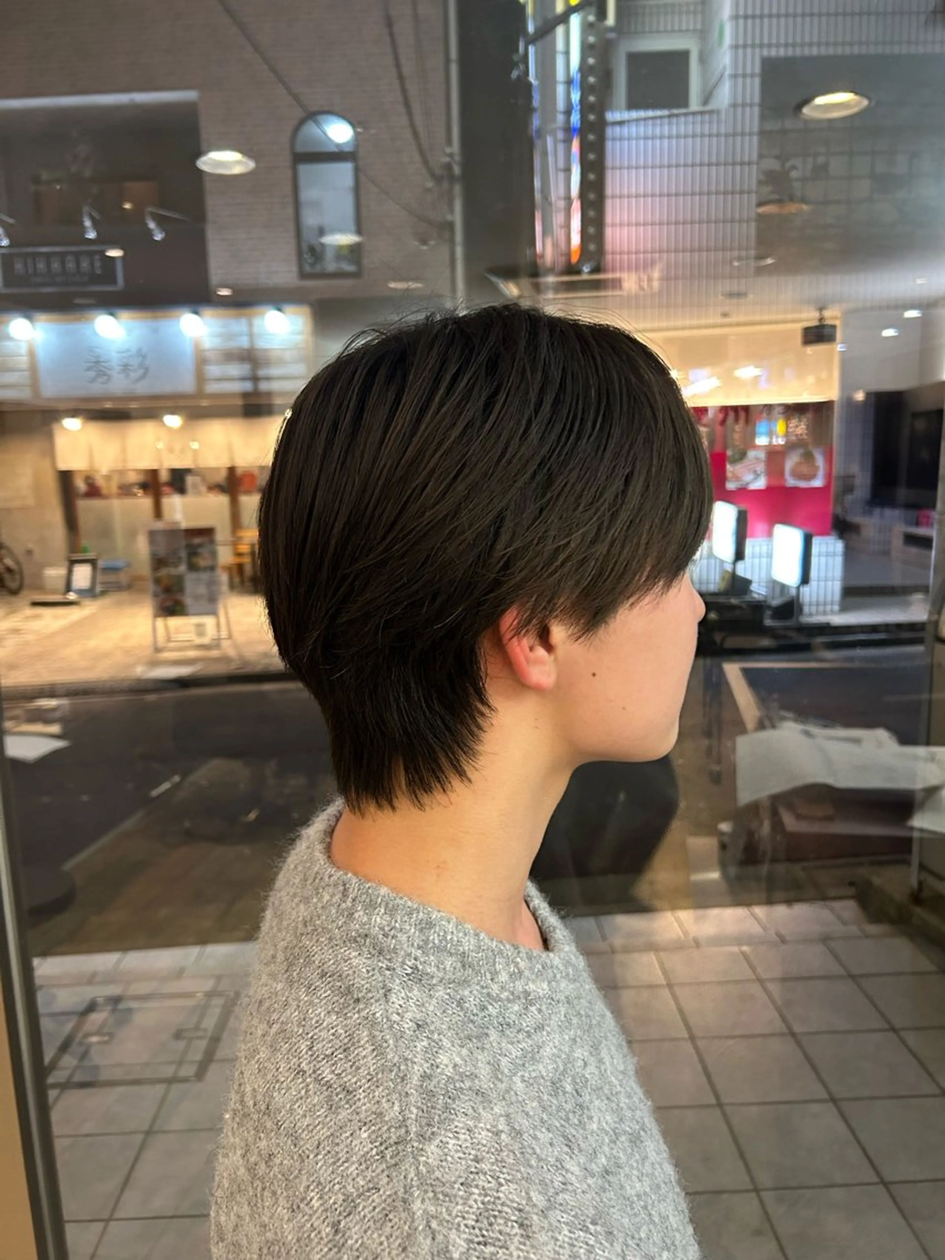ショート メンズ 縮毛矯正 MEN'S HAIR PERCUT柏店所属・西村 旭陽のヘアスタイル