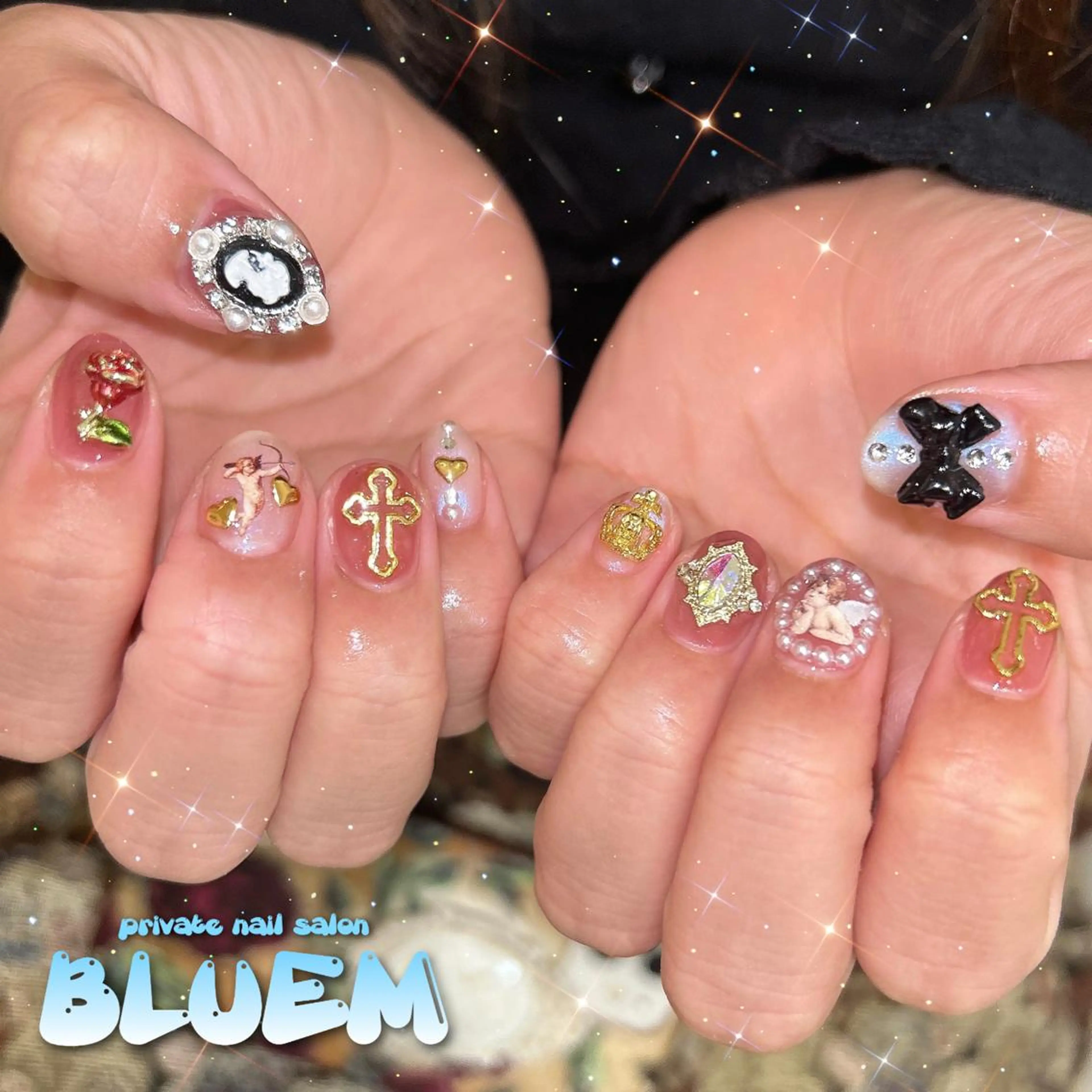 ネイル ハンドネイル BLUEM なな🐶のネイルデザイン