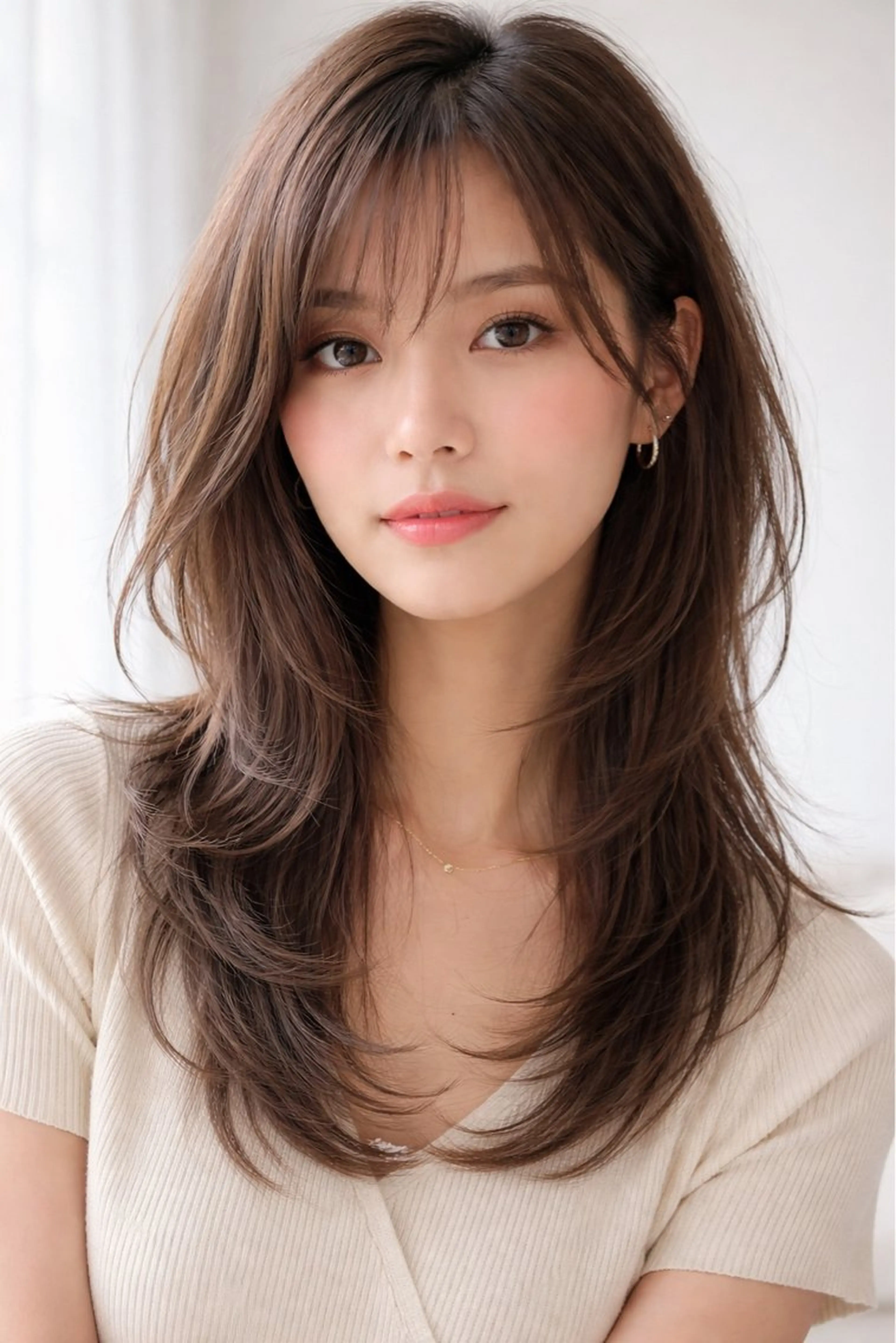 [💞ﾐﾆﾓSALE💞]カット+カラー3stepトリートメント¥7500顔周り/韓国の写真