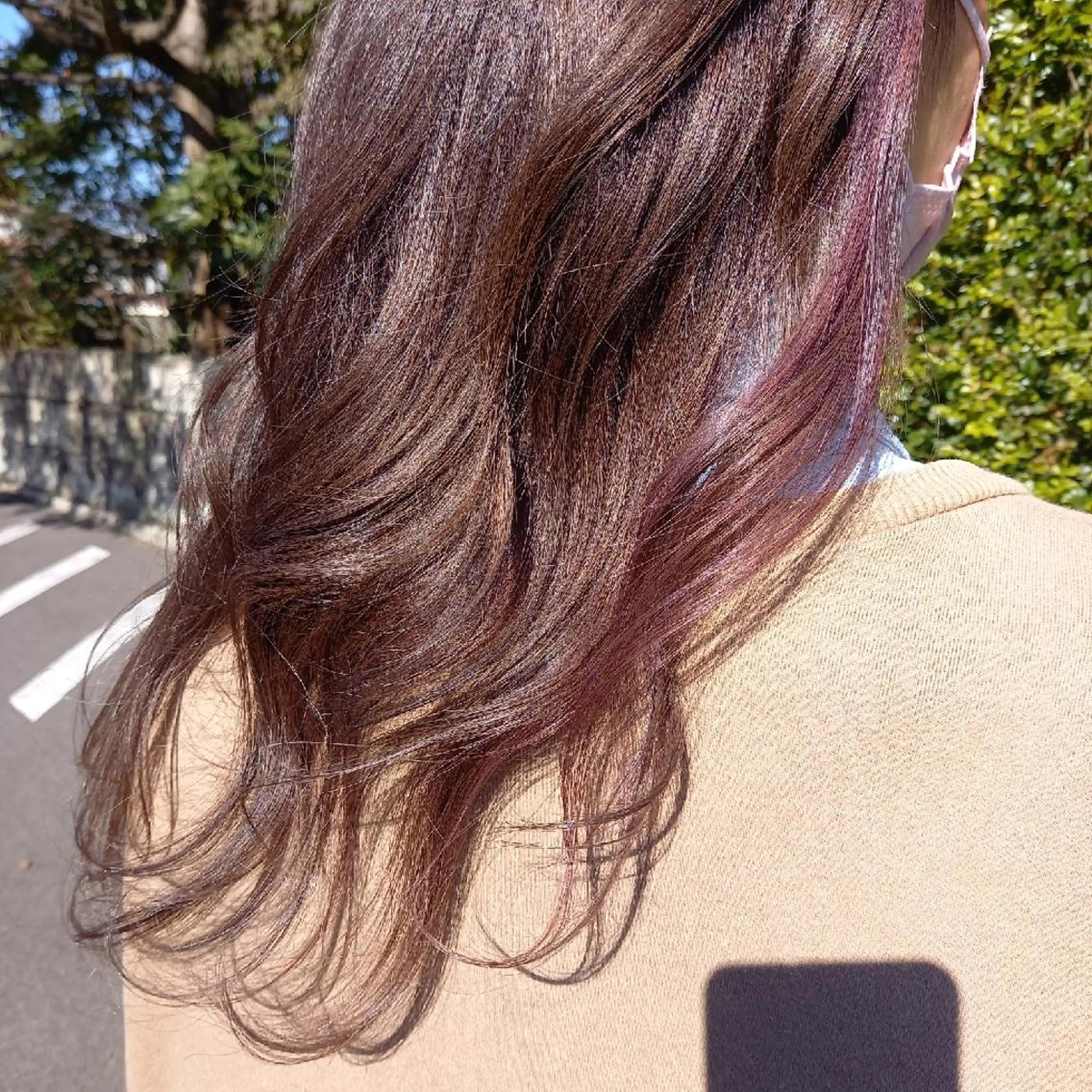 カラー インナーカラー 飯田 仁美のヘアスタイル