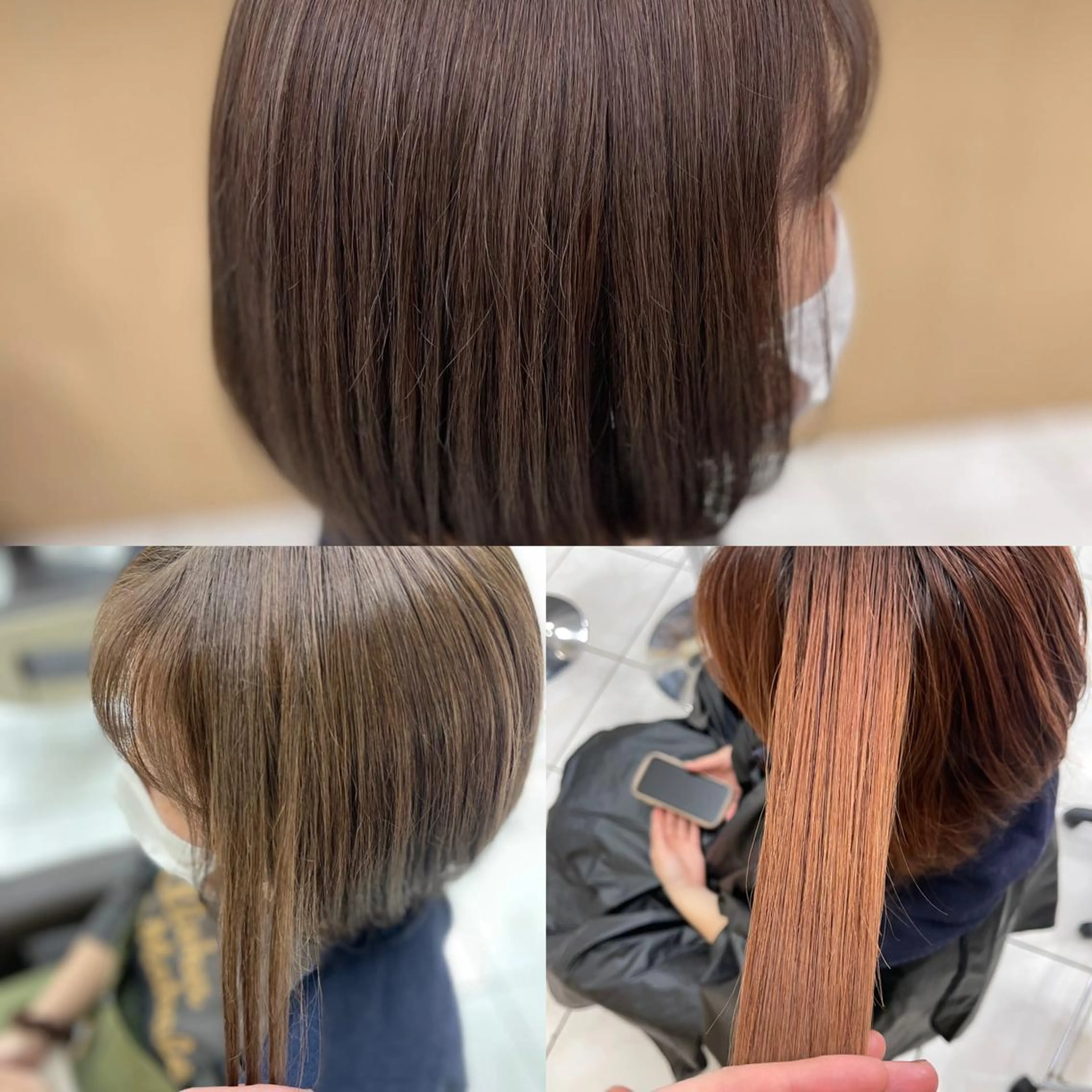 カラー ヘアカラー トリートメント 似合わせスタイル 足立のヘアスタイル