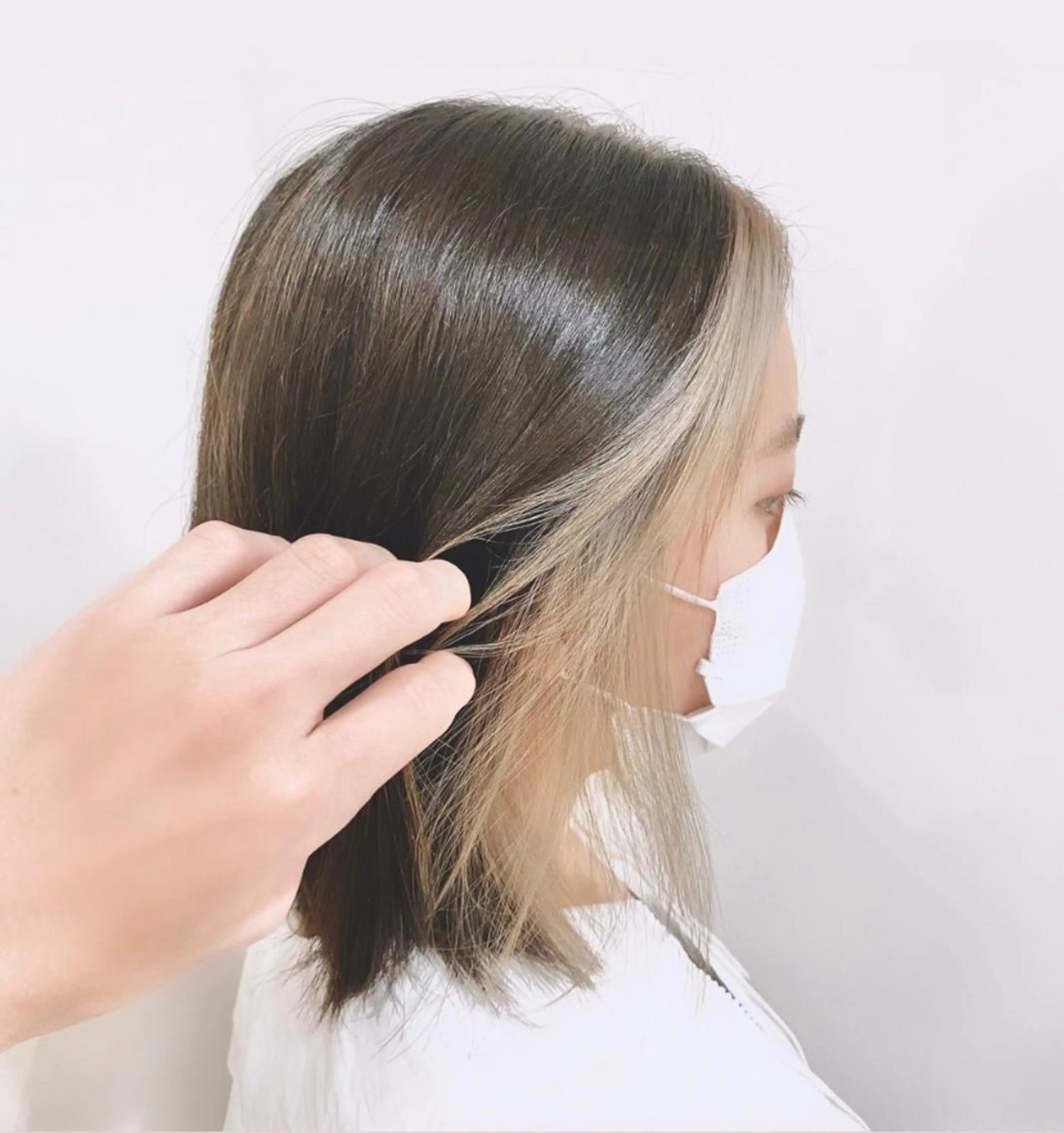 ミディアム カラー ヘアカラー 梅田/髪質改善✨ 透明感カラー💕のヘアスタイル