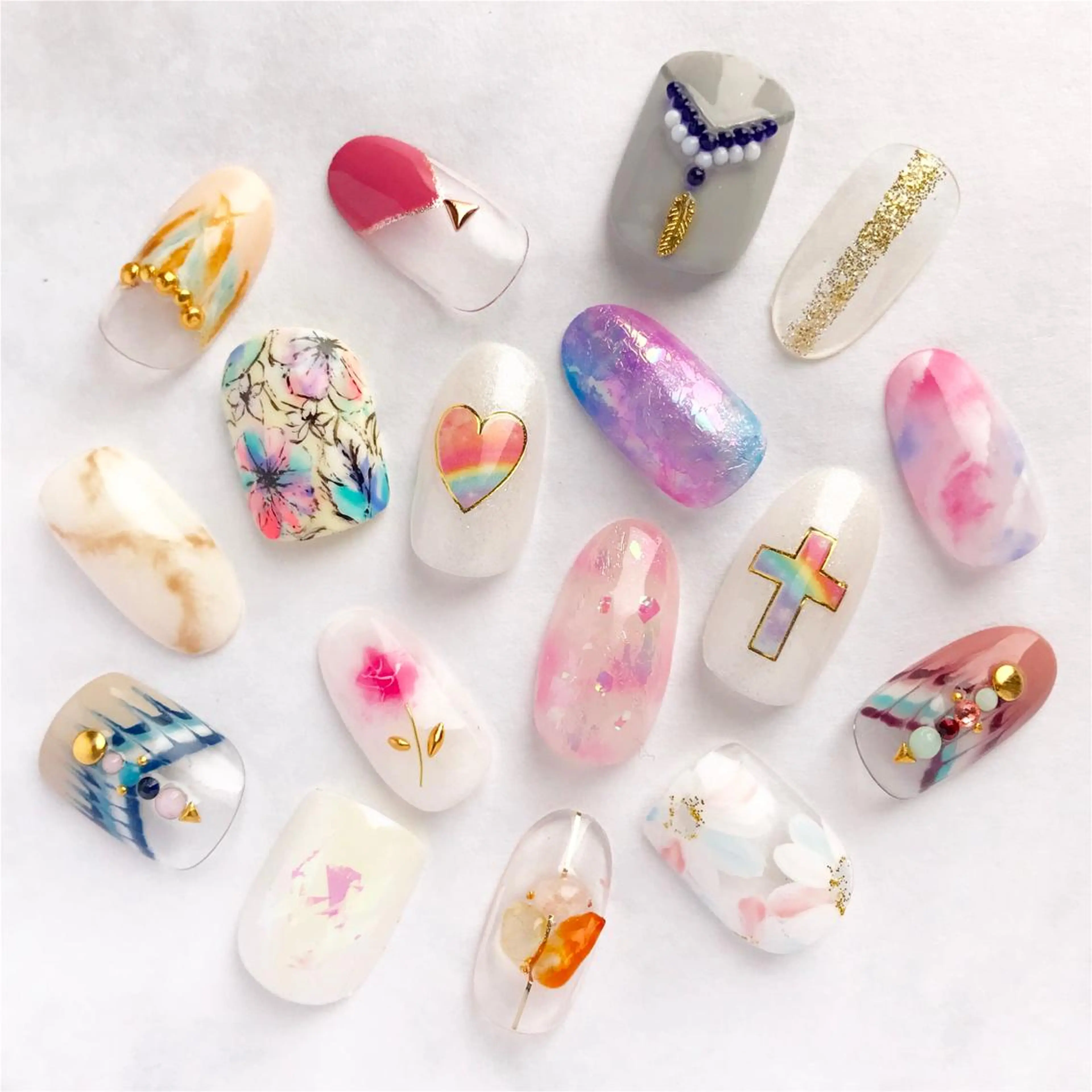 ネイル ラメ(グリッター) SOLMANI 予約担当のネイルデザイン