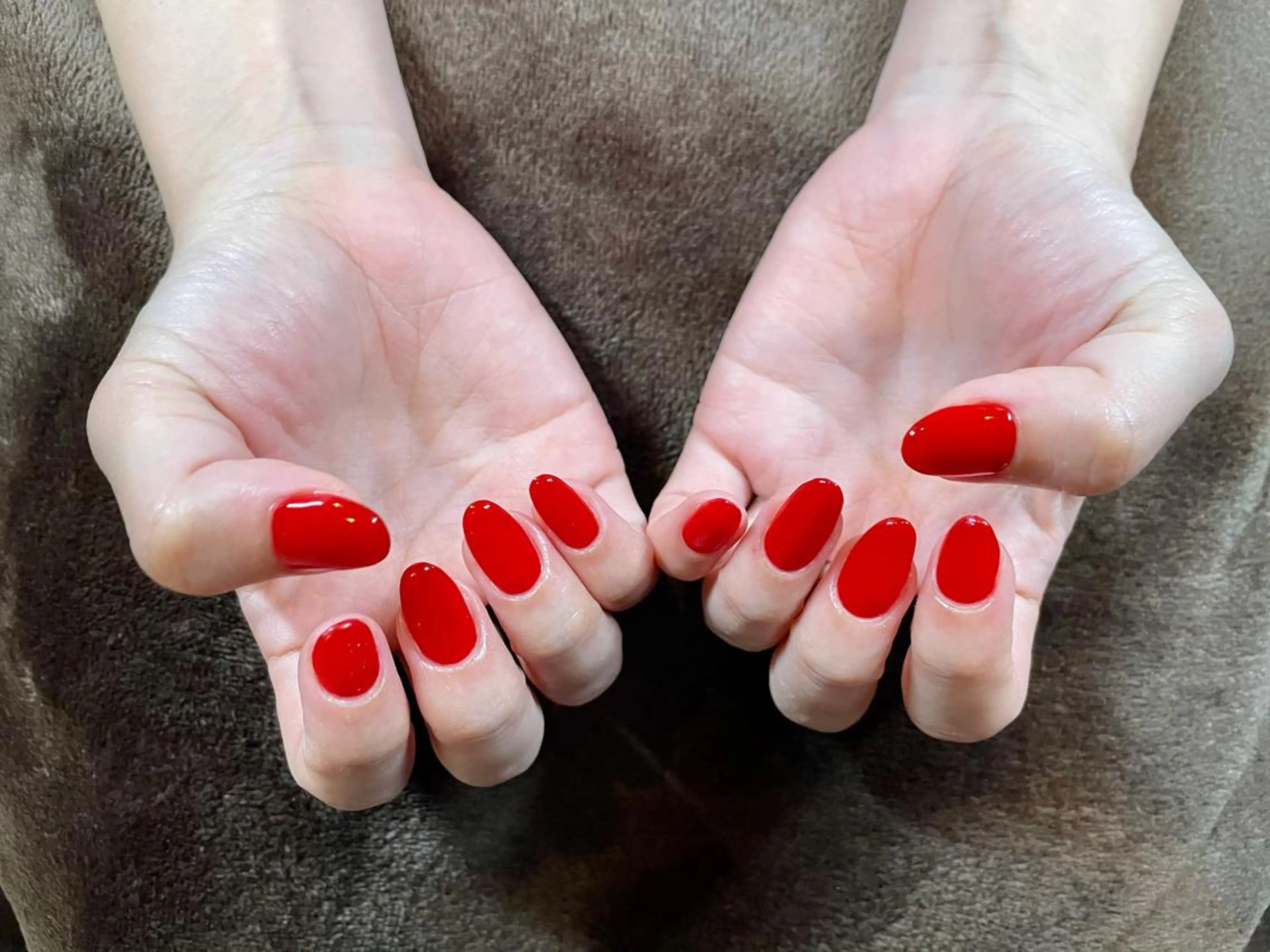 ネイル ワンカラーネイル ささき れいなのネイルデザイン