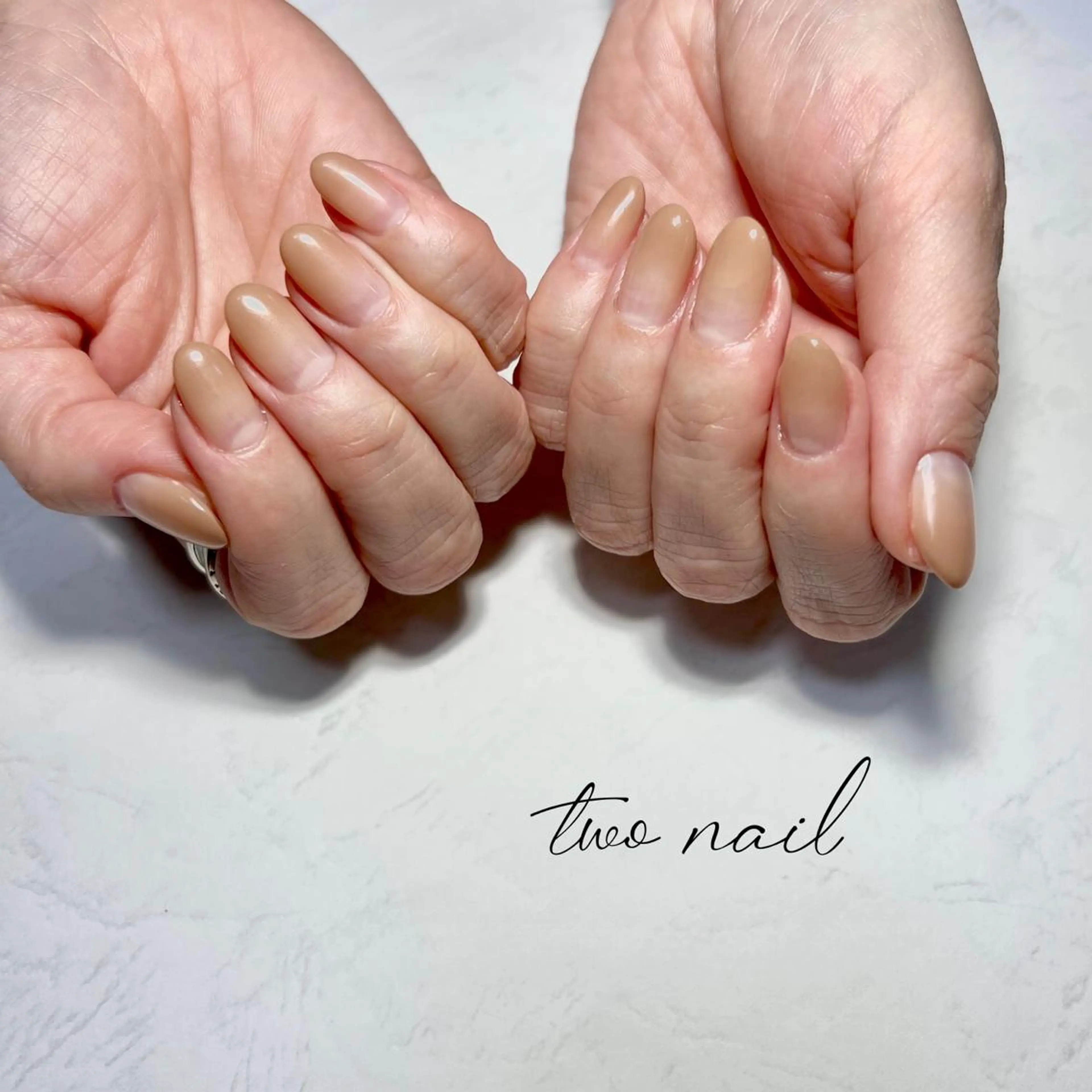 ネイル アートネイル フットネイル ハート ニュアンスネイル ホワイト ハンドネイル two nailのネイルデザイン