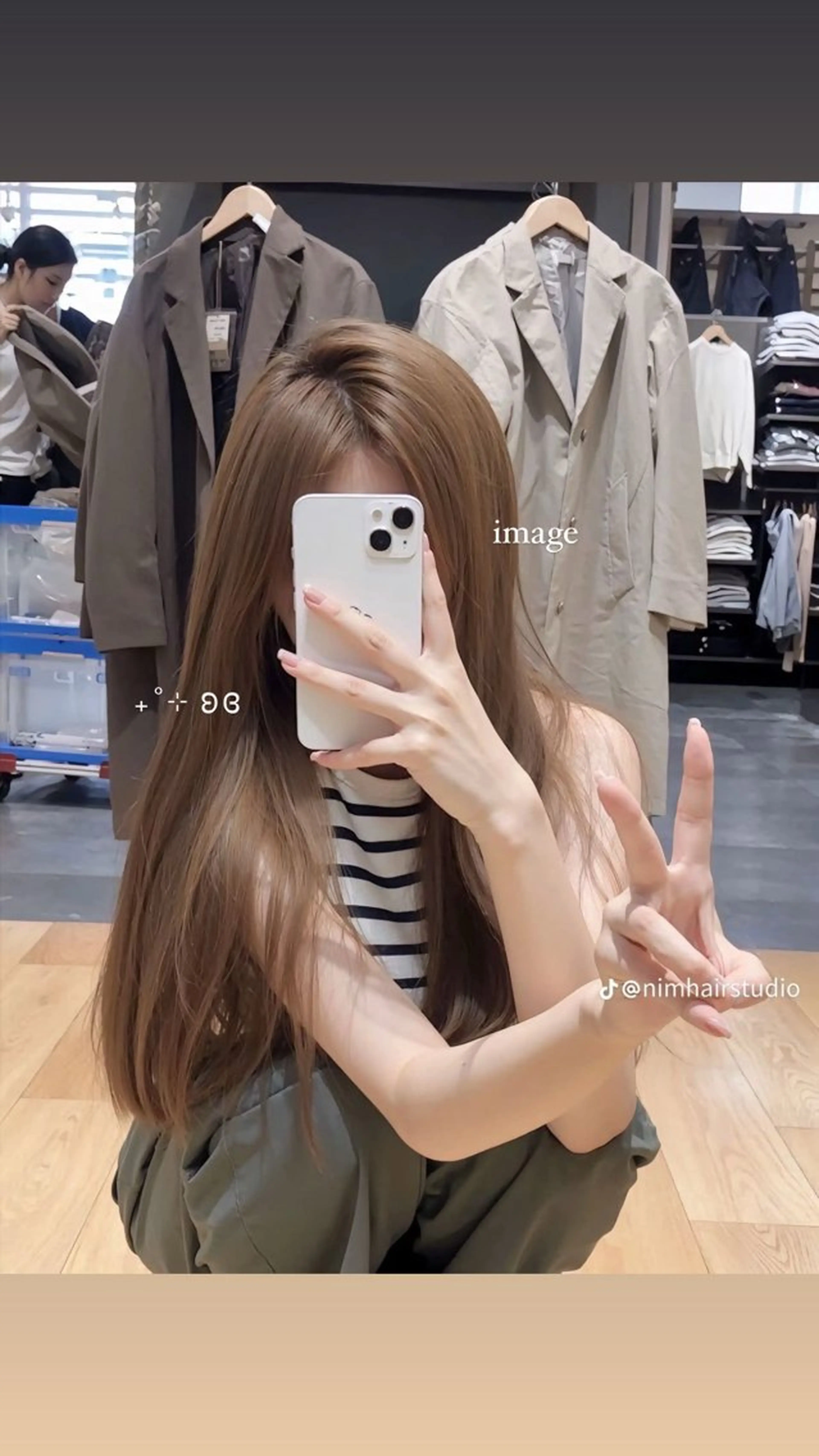 カラー ヘアカラー トリートメント 透ける透明感カラー 🤍anju🎀のヘアスタイル