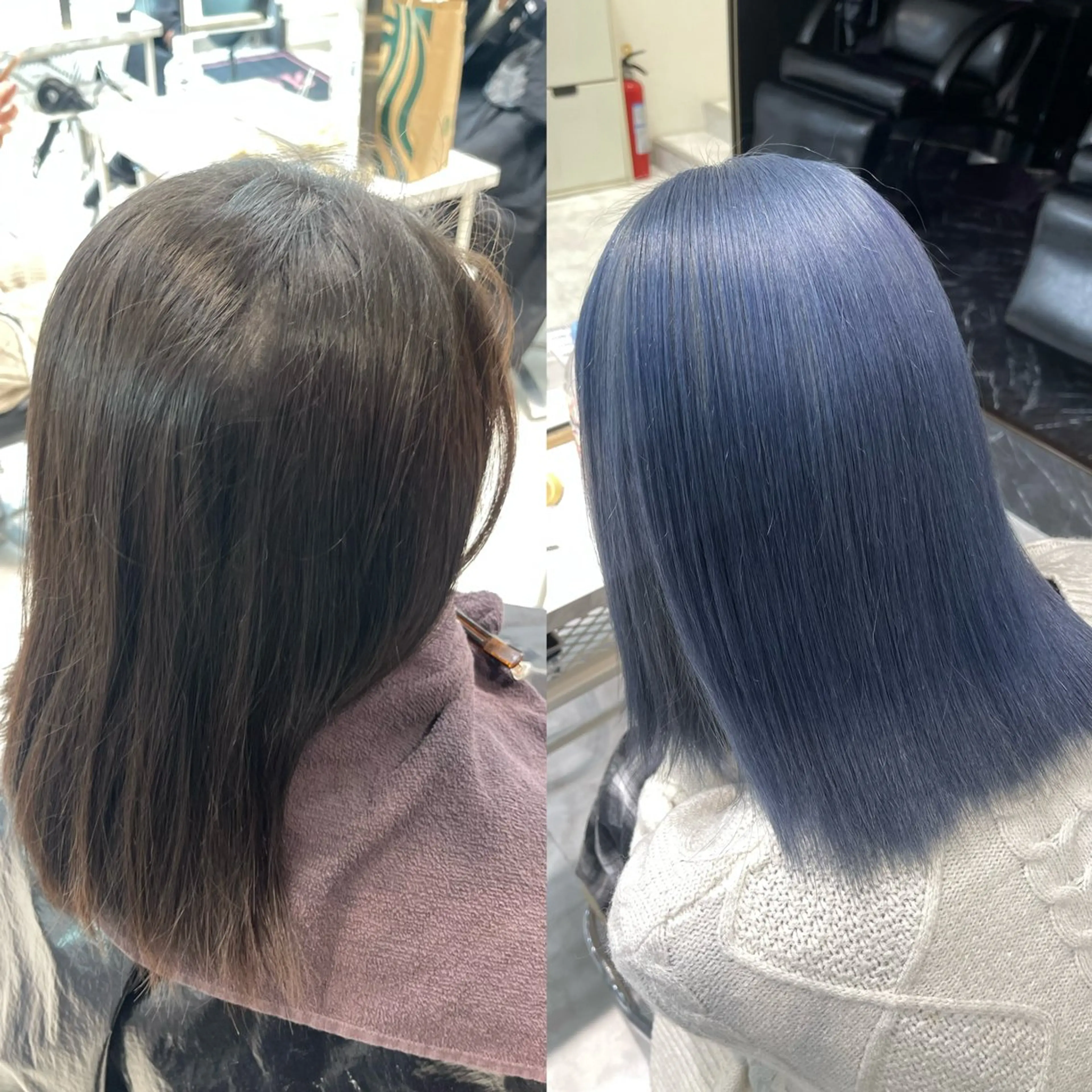 カラー ヘアカラー TENSHO レイヤー／ハイトーンのヘアスタイル