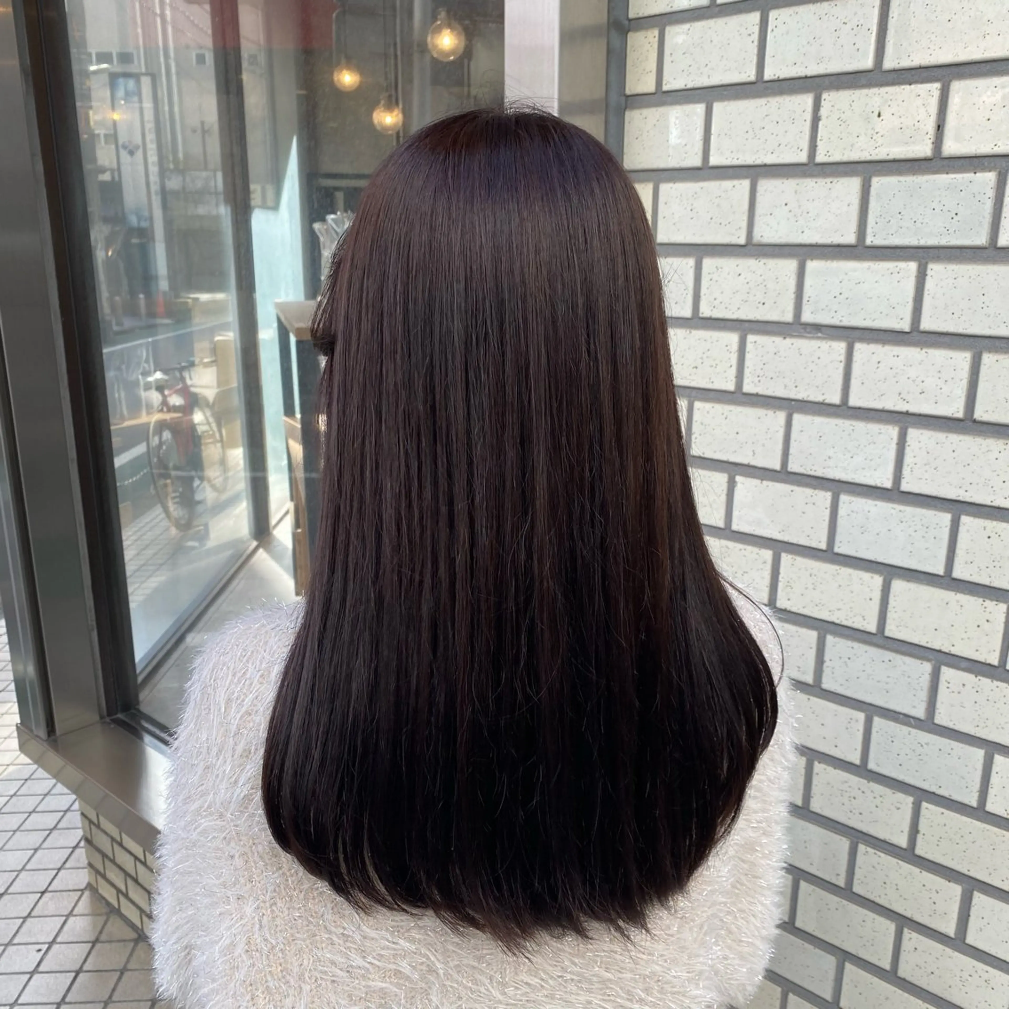 ロング カラー カット ヘアカラー 韓国ヘア AINA🐱のヘアスタイル