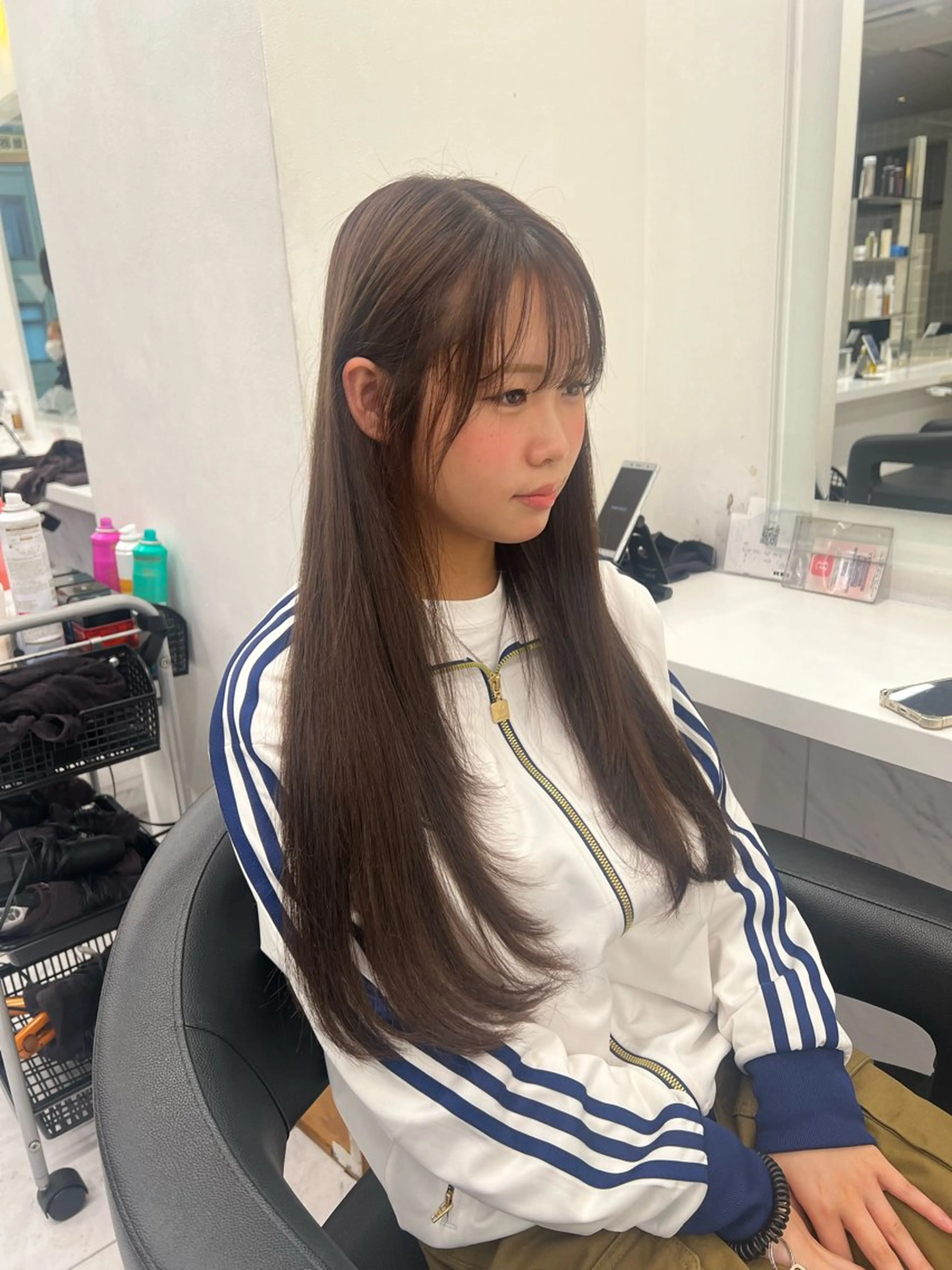 ショート カラー パーマ カット ヘアカラー トリートメント 韓国レイヤーカット /REIのヘアスタイル