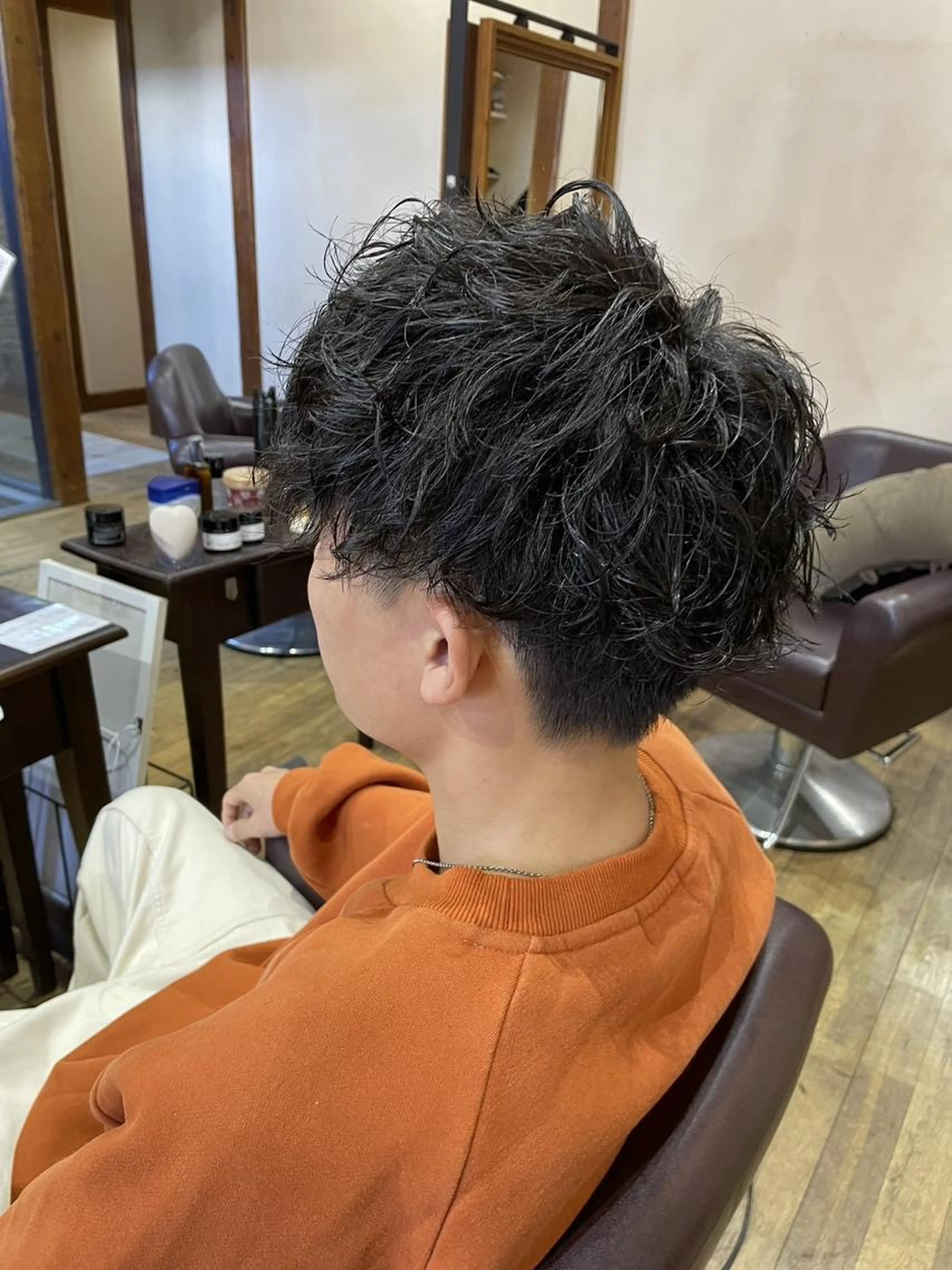 ［メンズ限定］カット＋波巻きパーマ￥14000→￥10000の写真