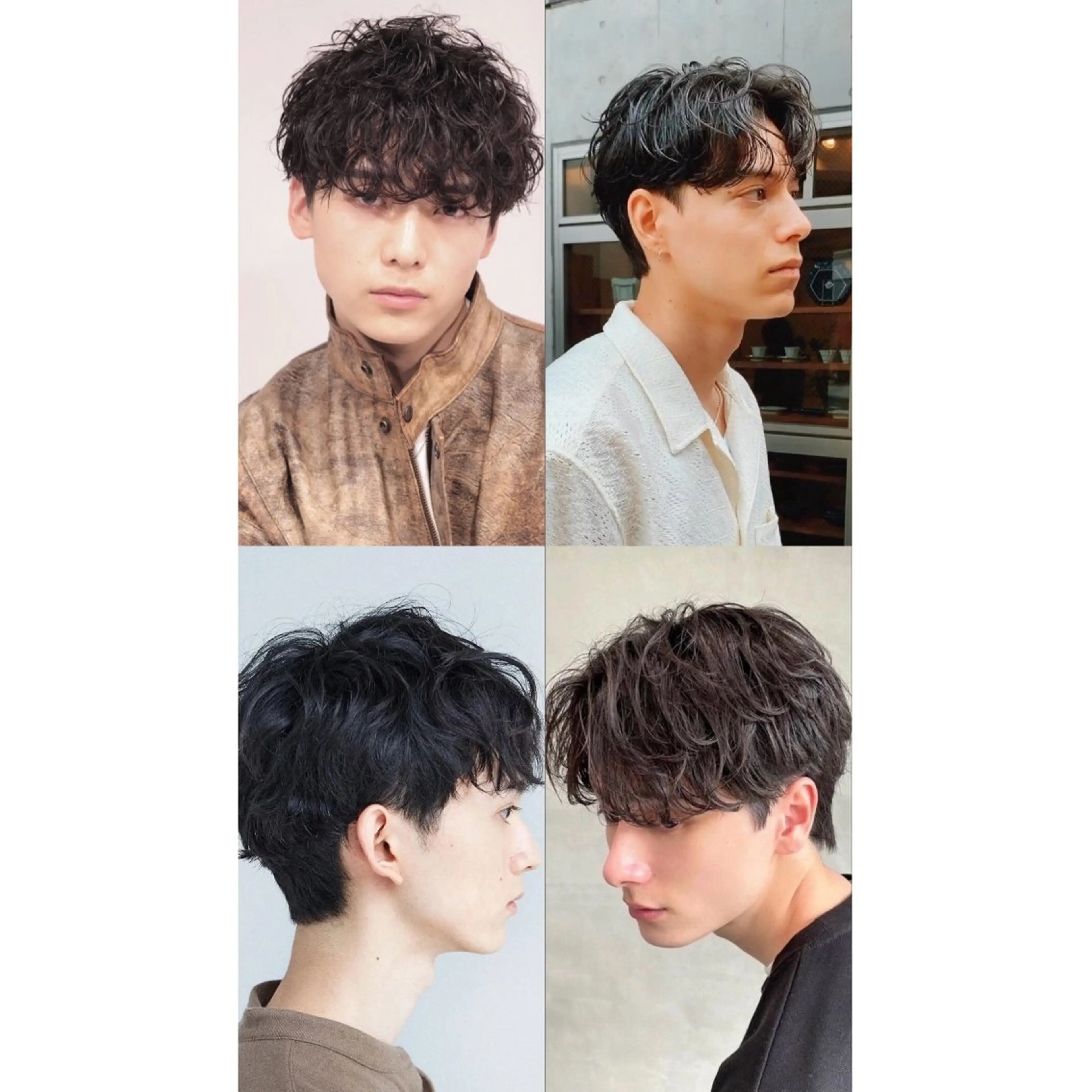 パーマモデル‼️【このイメージにさせてくれる方✨men's パーマ（カット有り）🌀】⚠️必ず詳細をご確認ください！の写真