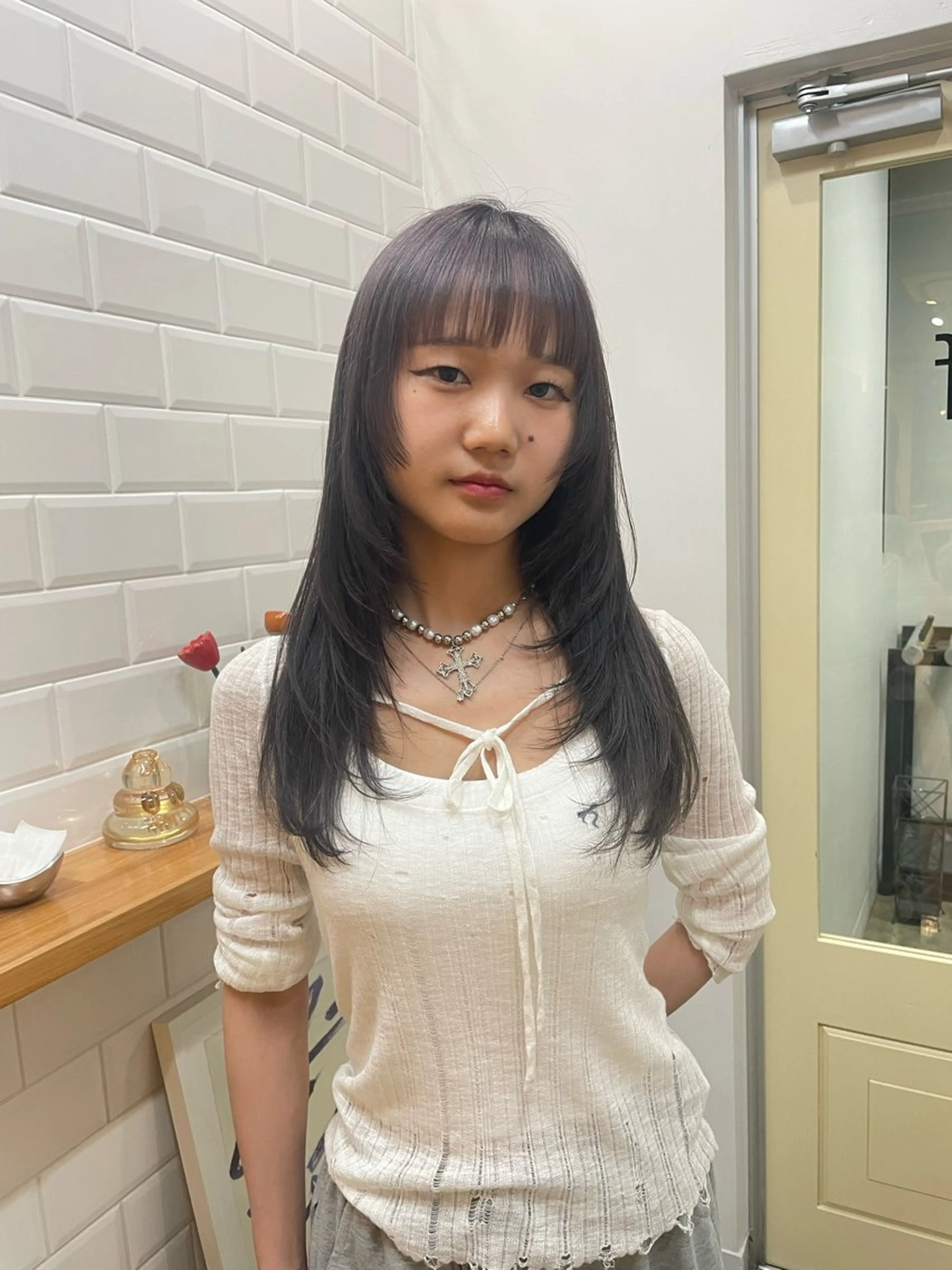 ロング 古市 萌乃華のヘアスタイル