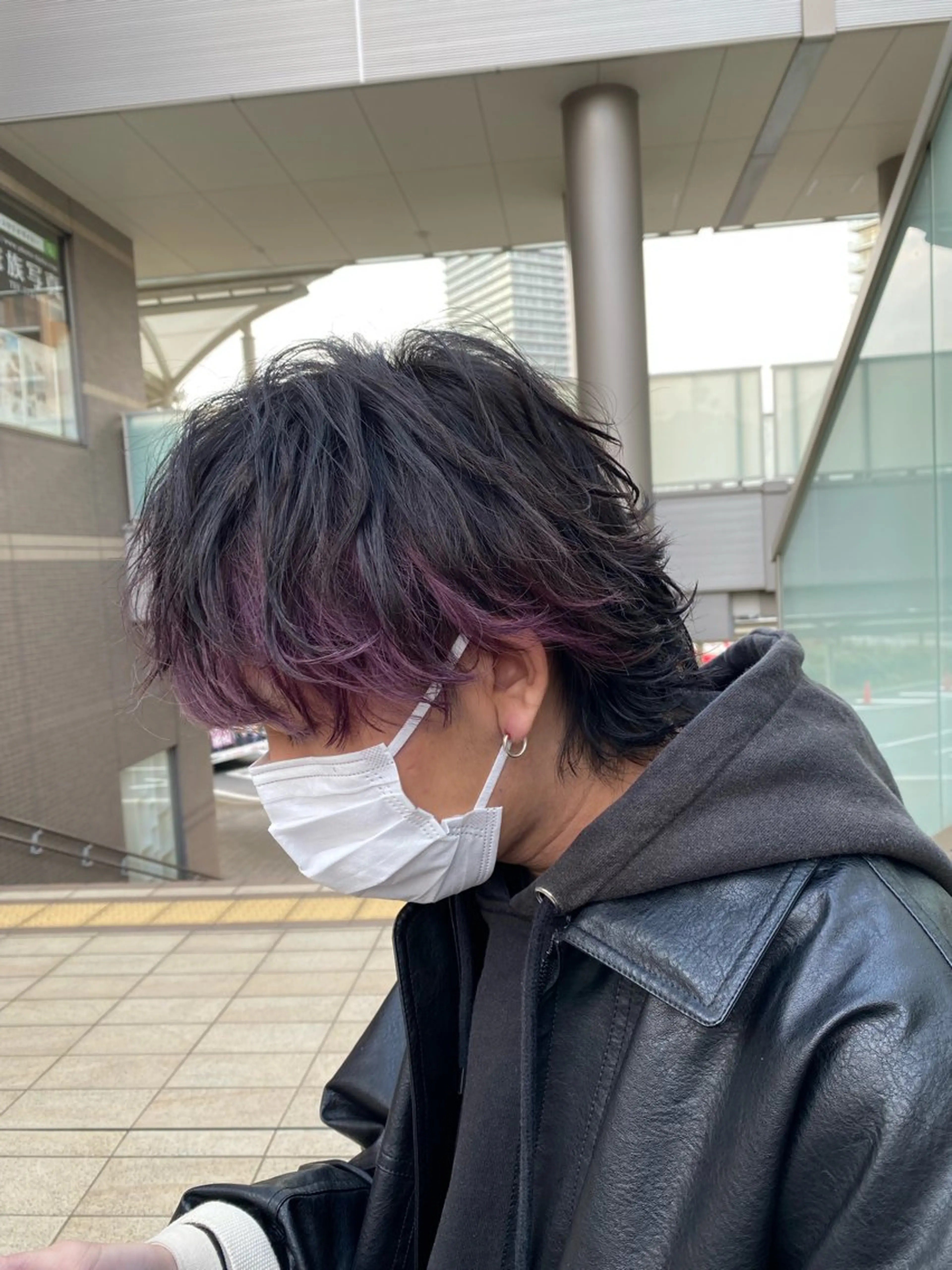 カラー メンズ 坂下 来輝のヘアスタイル