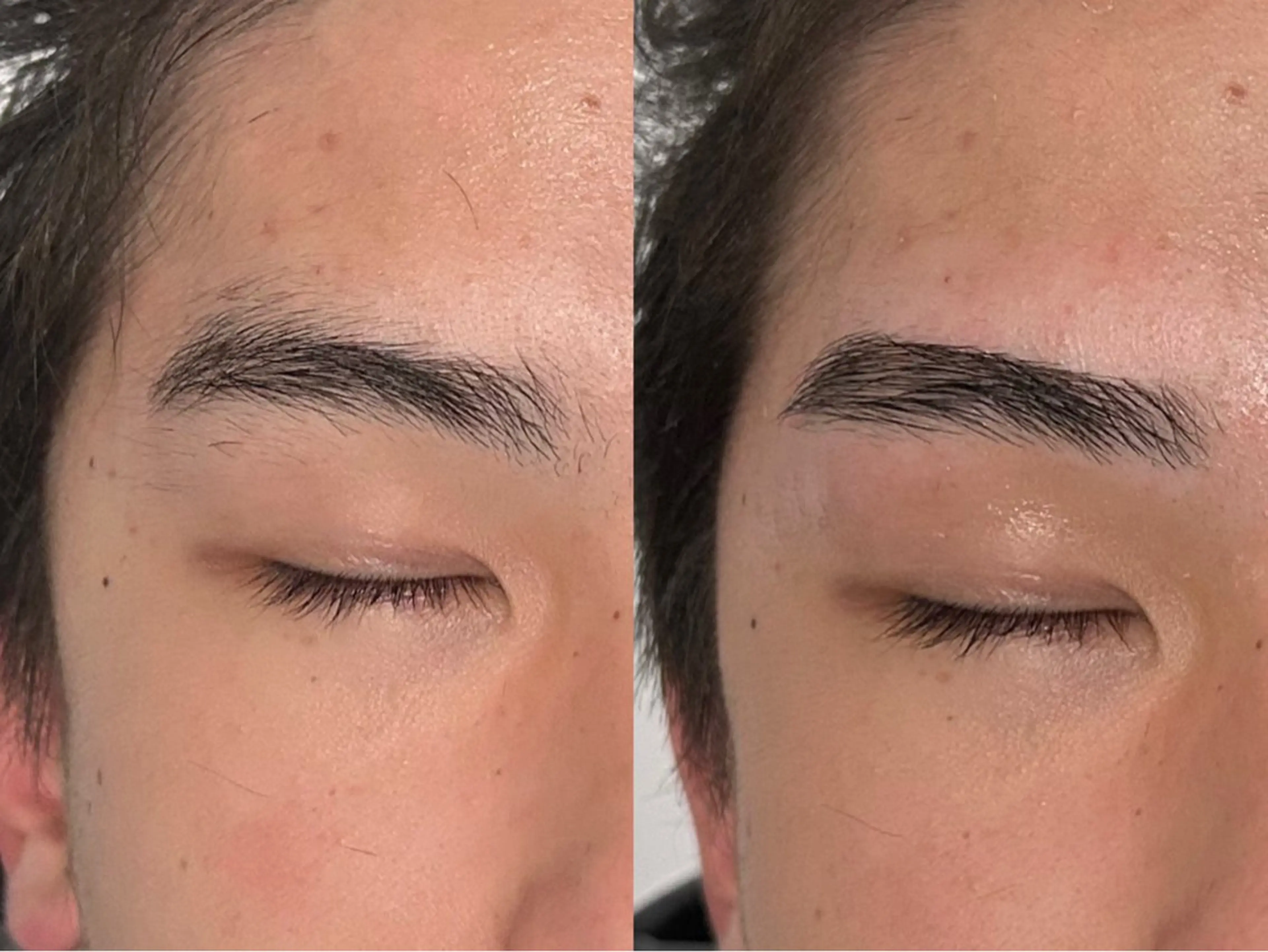 アイブロウ 眉毛ワックス脱毛 ワックス脱毛 ꪆৎ平行アーチ ྀི ワカナの眉毛・アイブロウイメージ