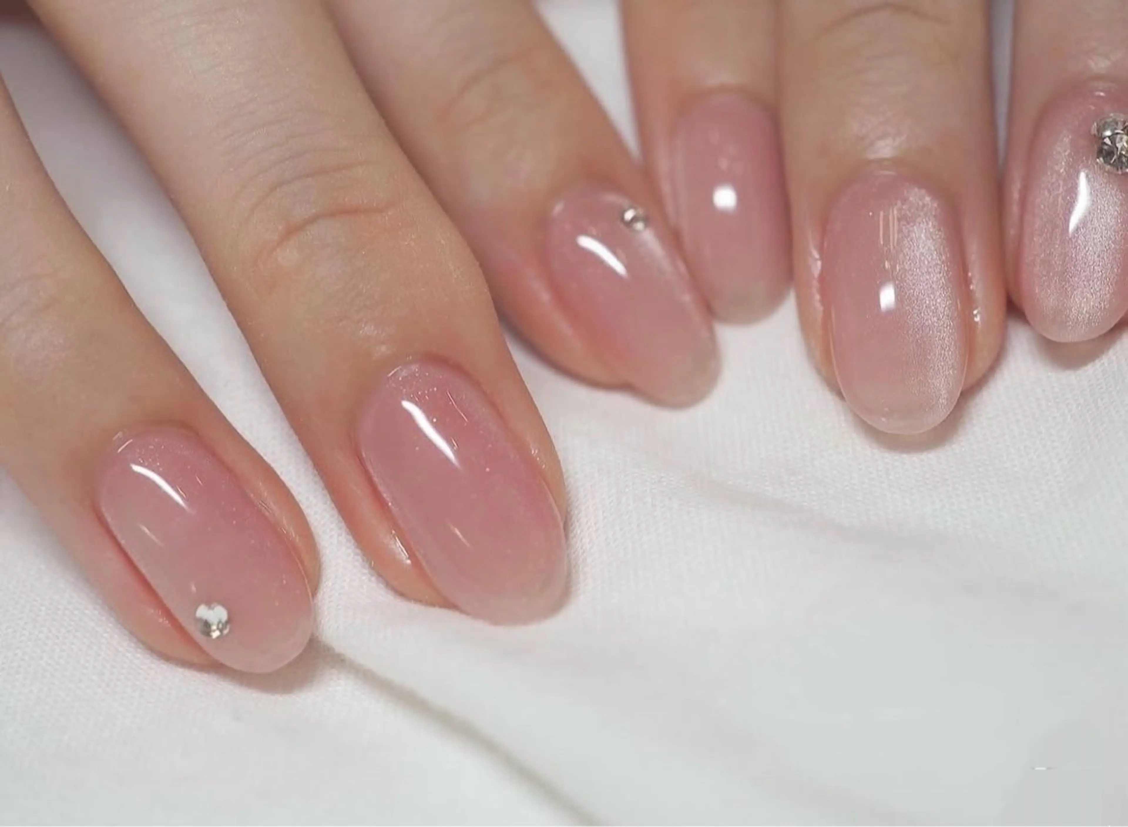 ハンドネイル　マグネットネイル　オフありの写真