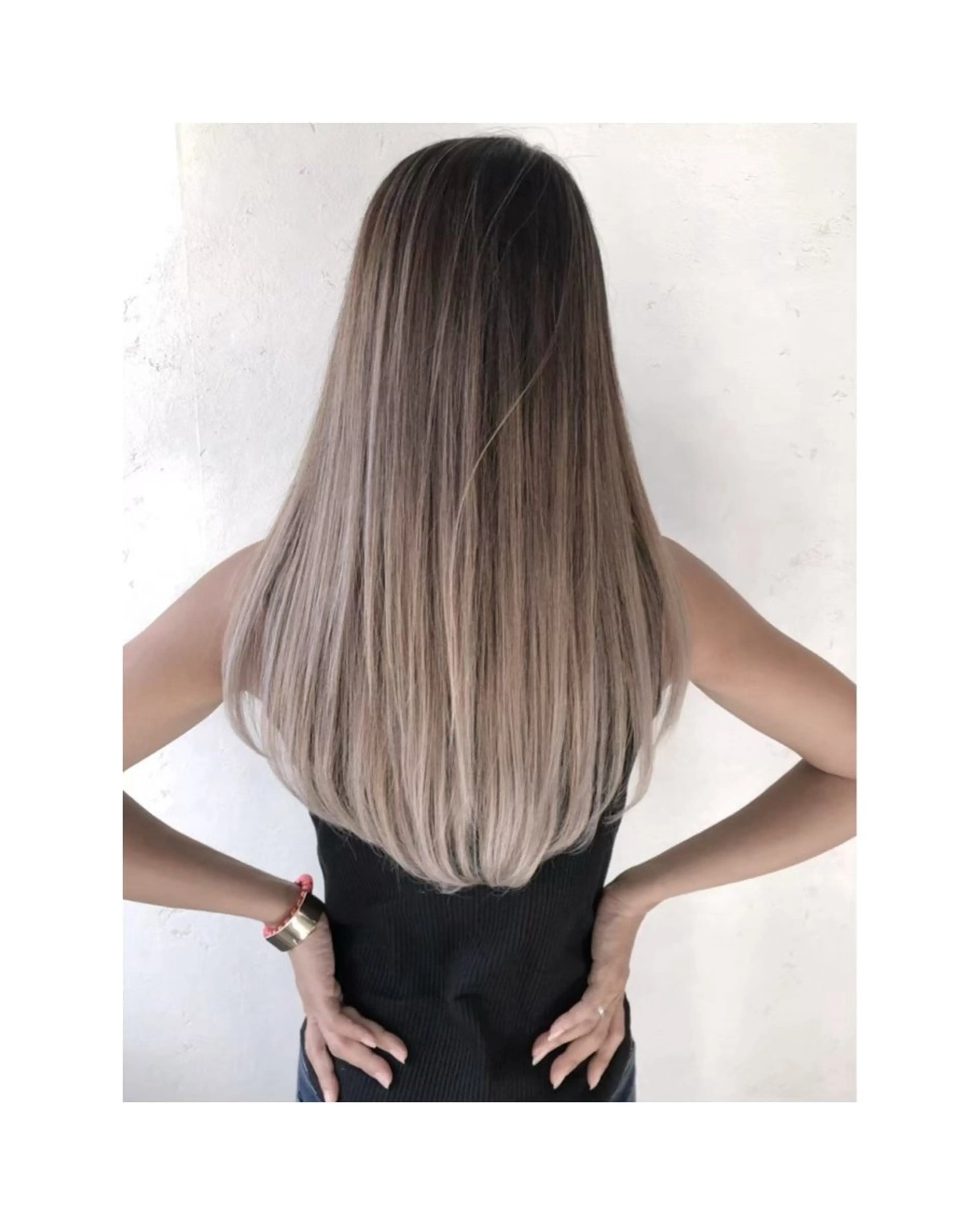 12月限定【バレイヤージュ＋カット】💜の写真