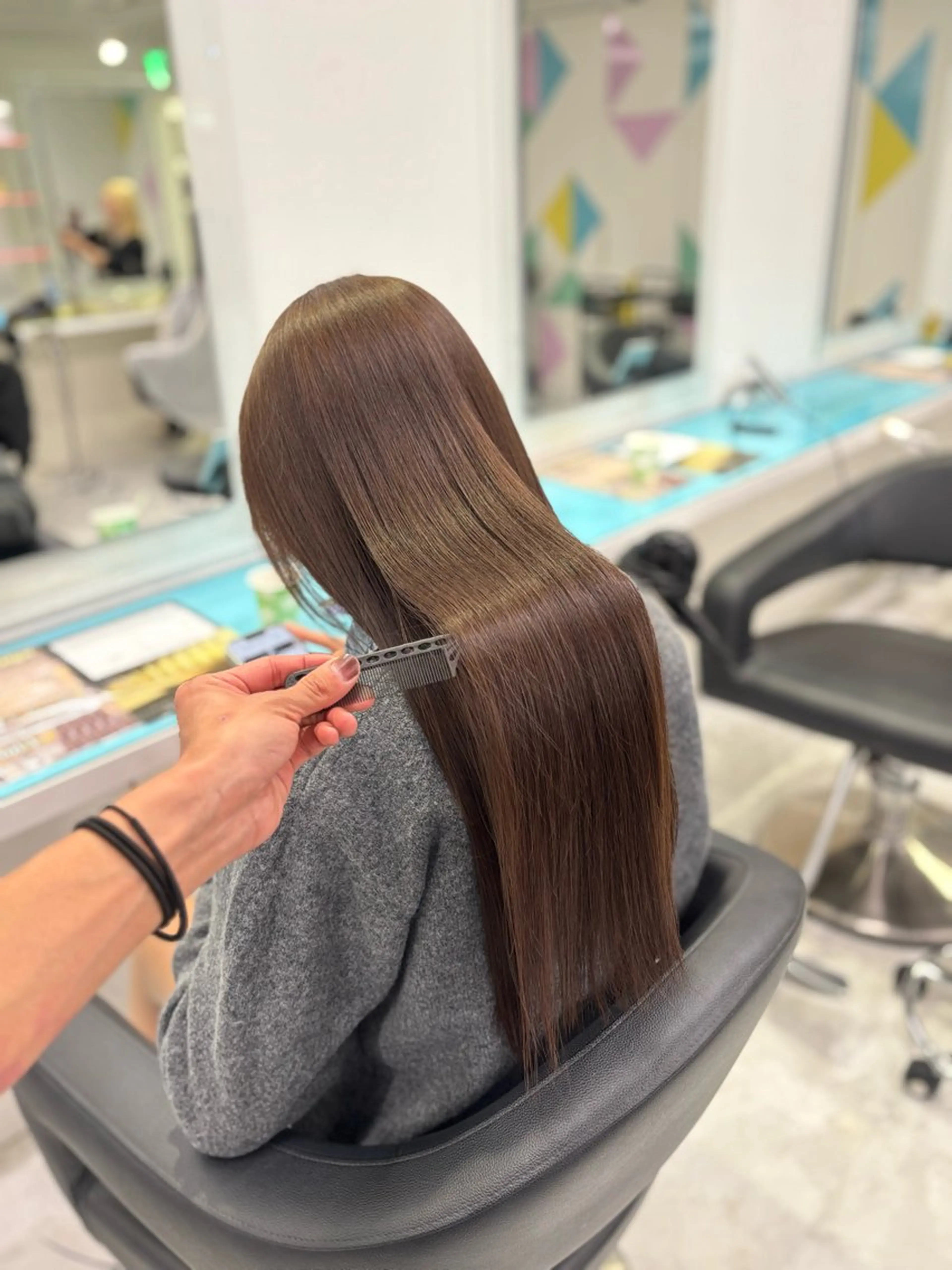 ロング カラー ヘアカラー 大人っぽベージュ🤍 当日予約◎ヒロトのヘアスタイル