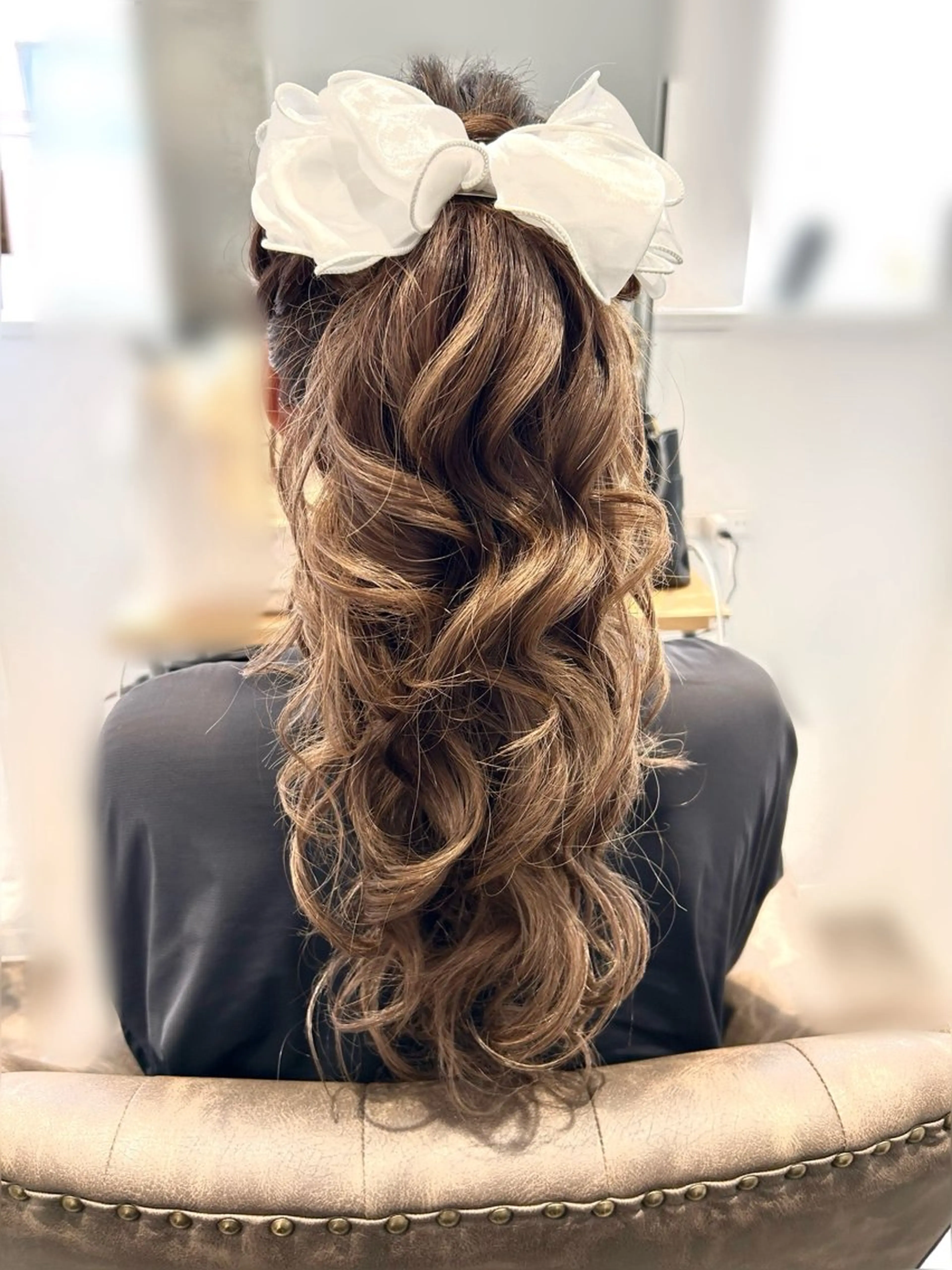 ロング エクステ ロング 若井 春実のヘアスタイル