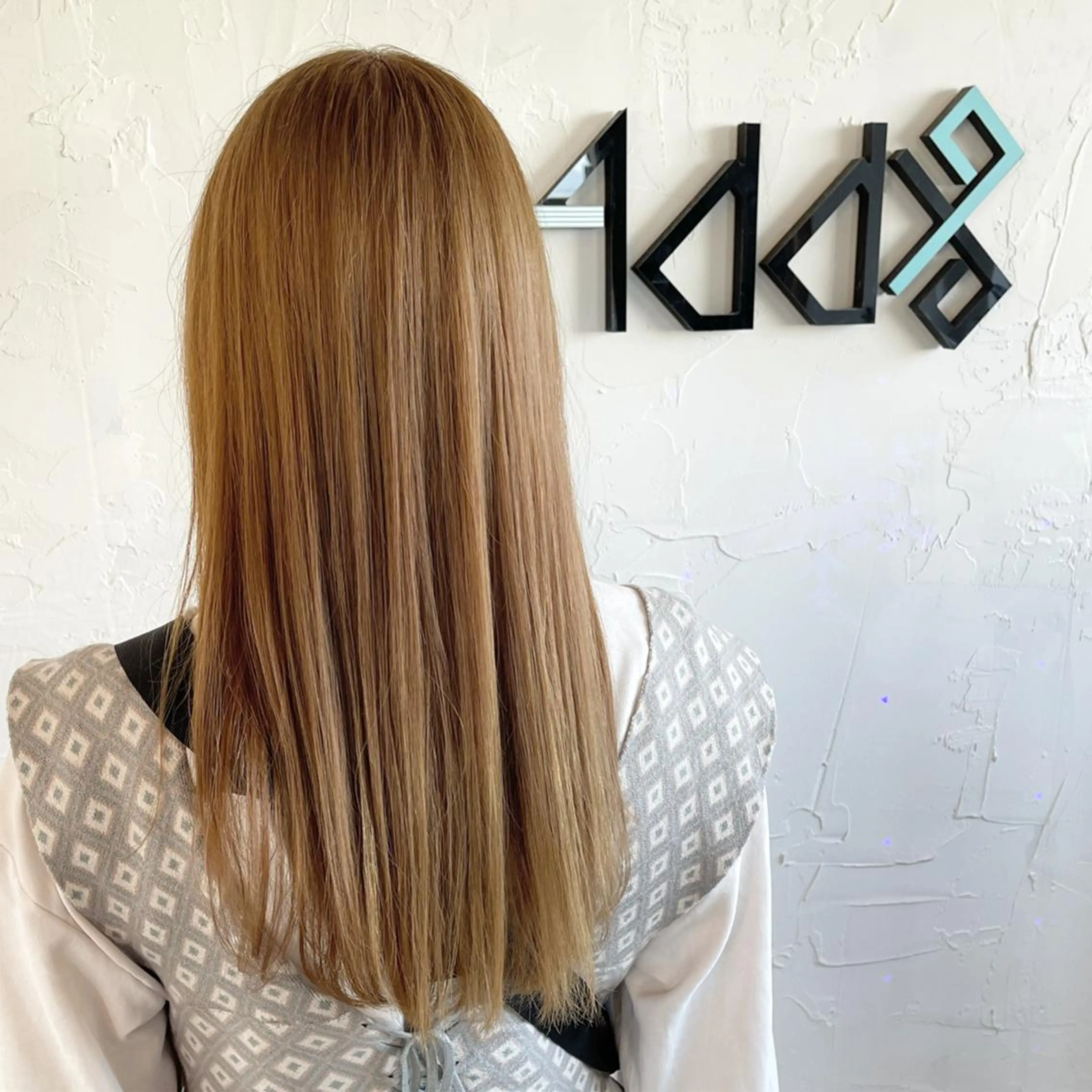 ロング ヘアアレンジ カラー ヘアカラー トリートメント Add9 柳田健登のヘアスタイル