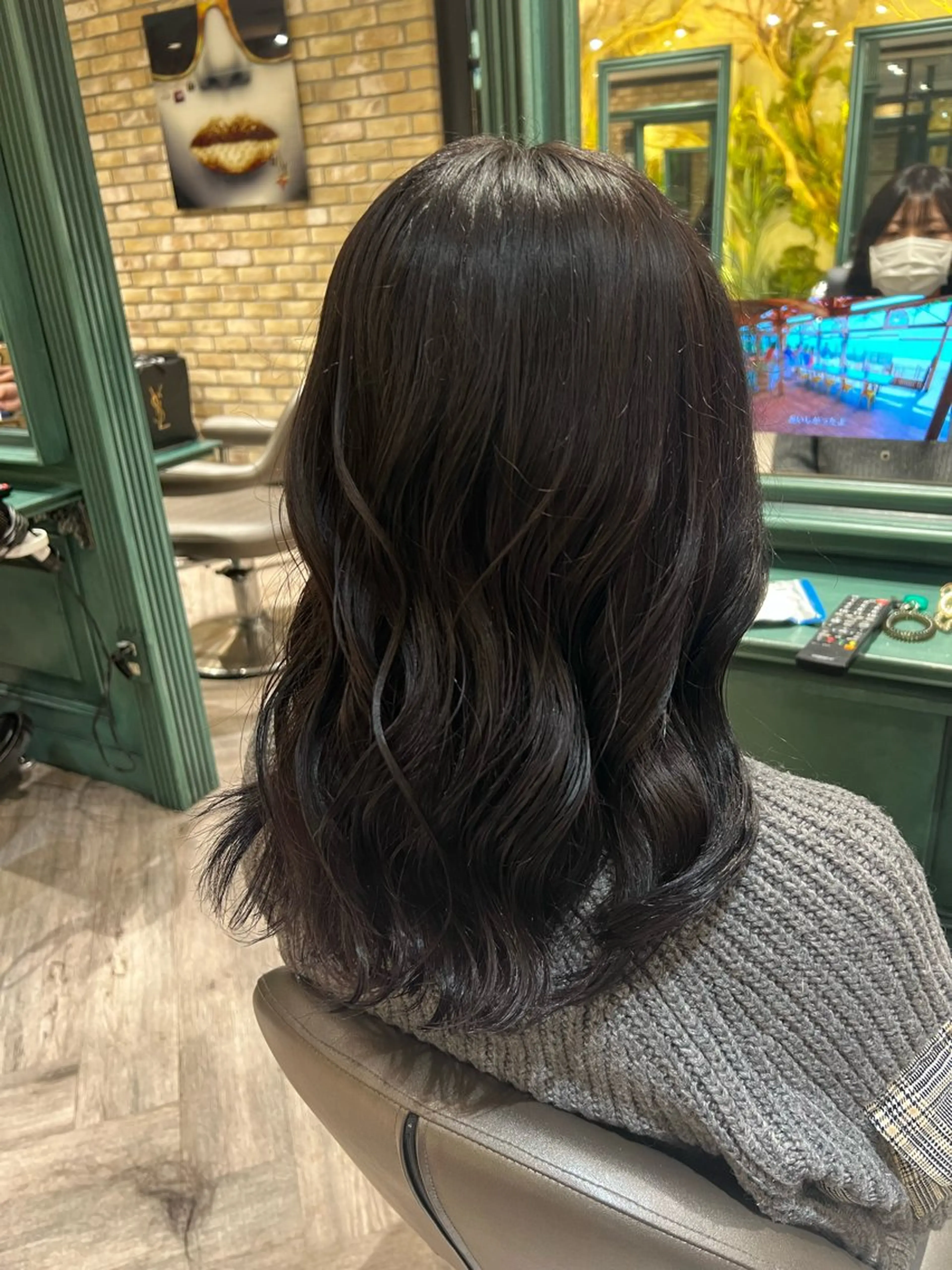 ミディアム カット ヘアカラー LOG武蔵新城所属・口コミ見てください！ ⭐️メンズカット大成のヘアスタイル