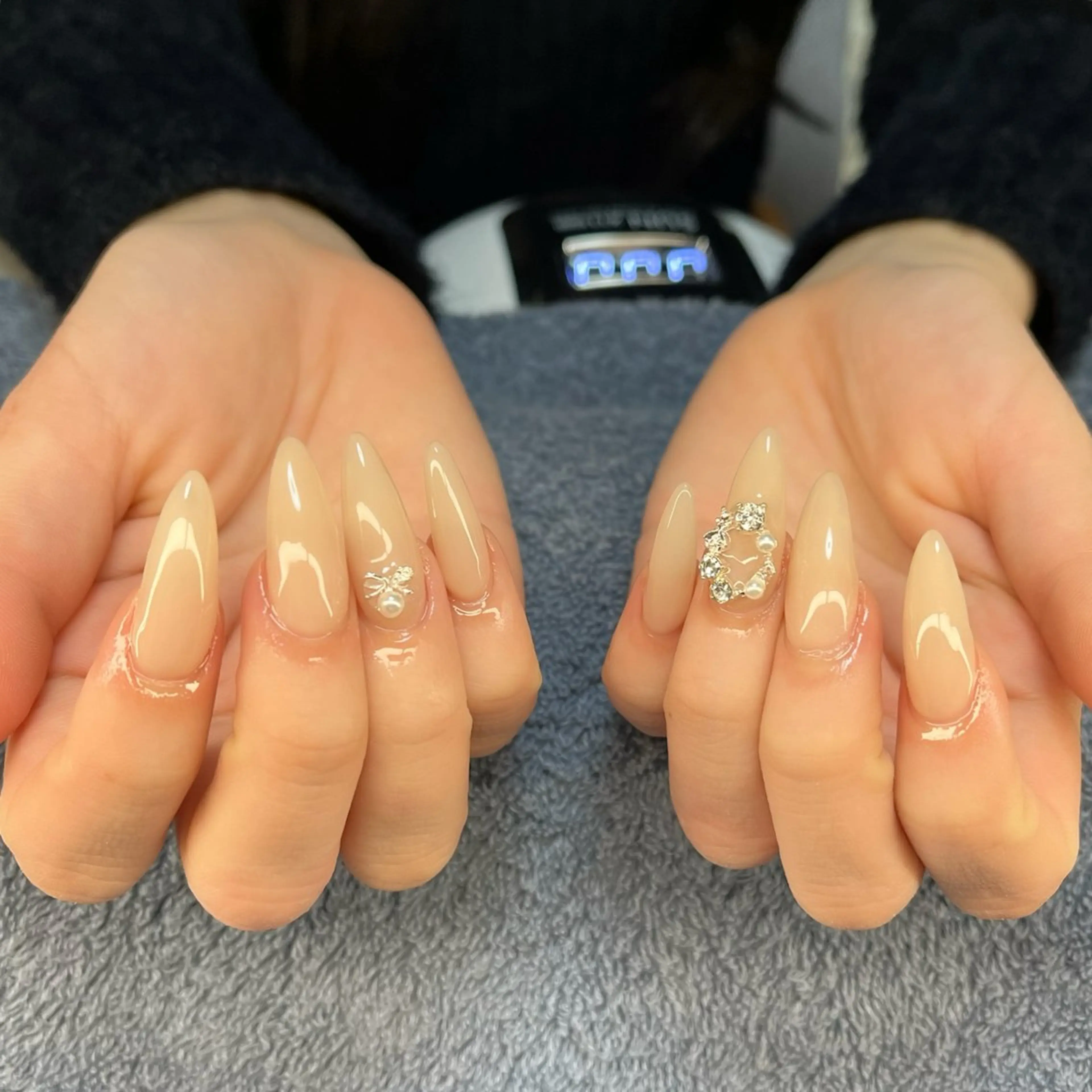 ネイル 長さ出し ハンドネイル フットネイル MHR nailのネイルデザイン