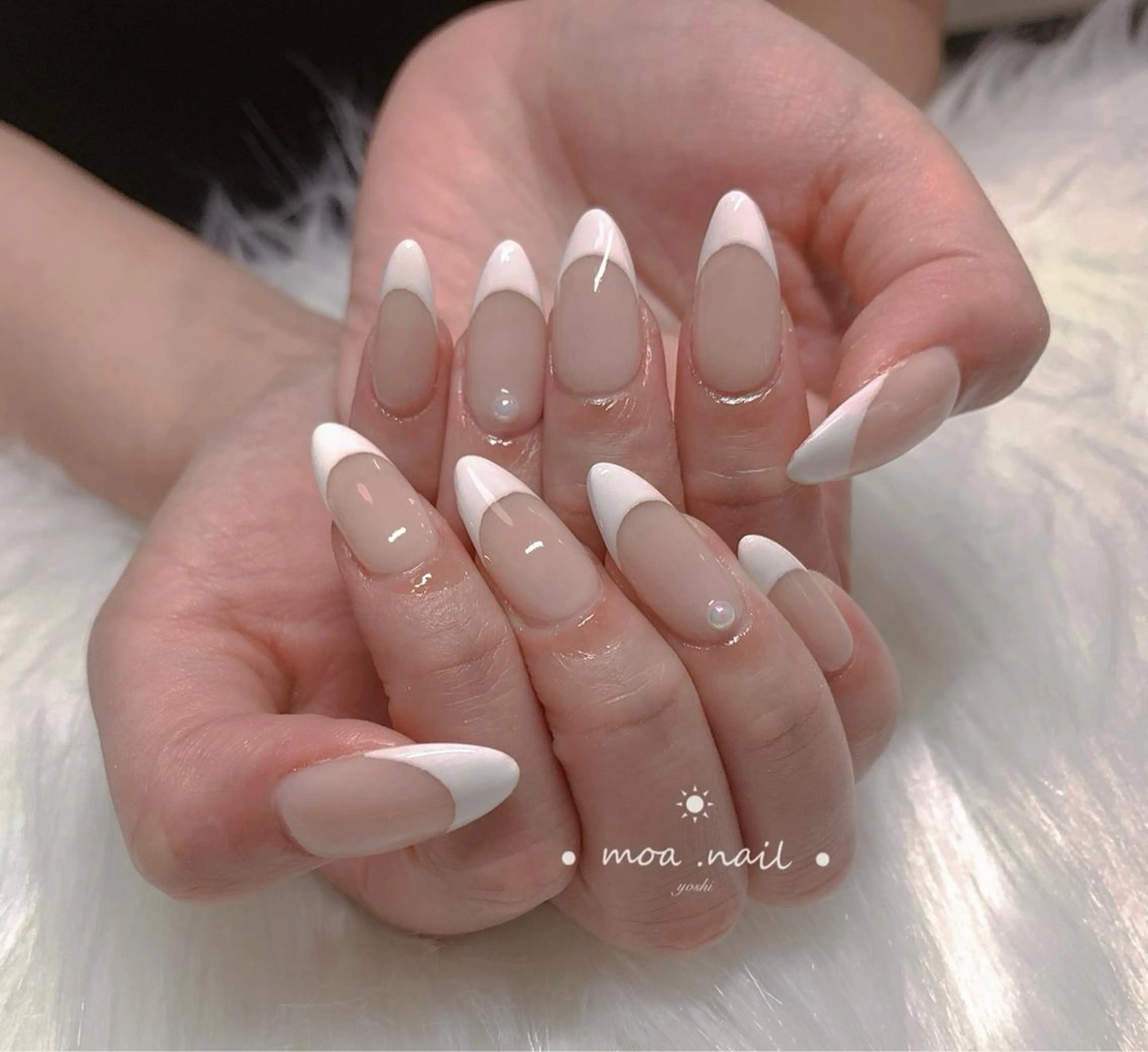 ネイル フレンチネイル スカルプネイル MOA NAIL所属・MoaNail🫶 Yoshiのネイルデザイン