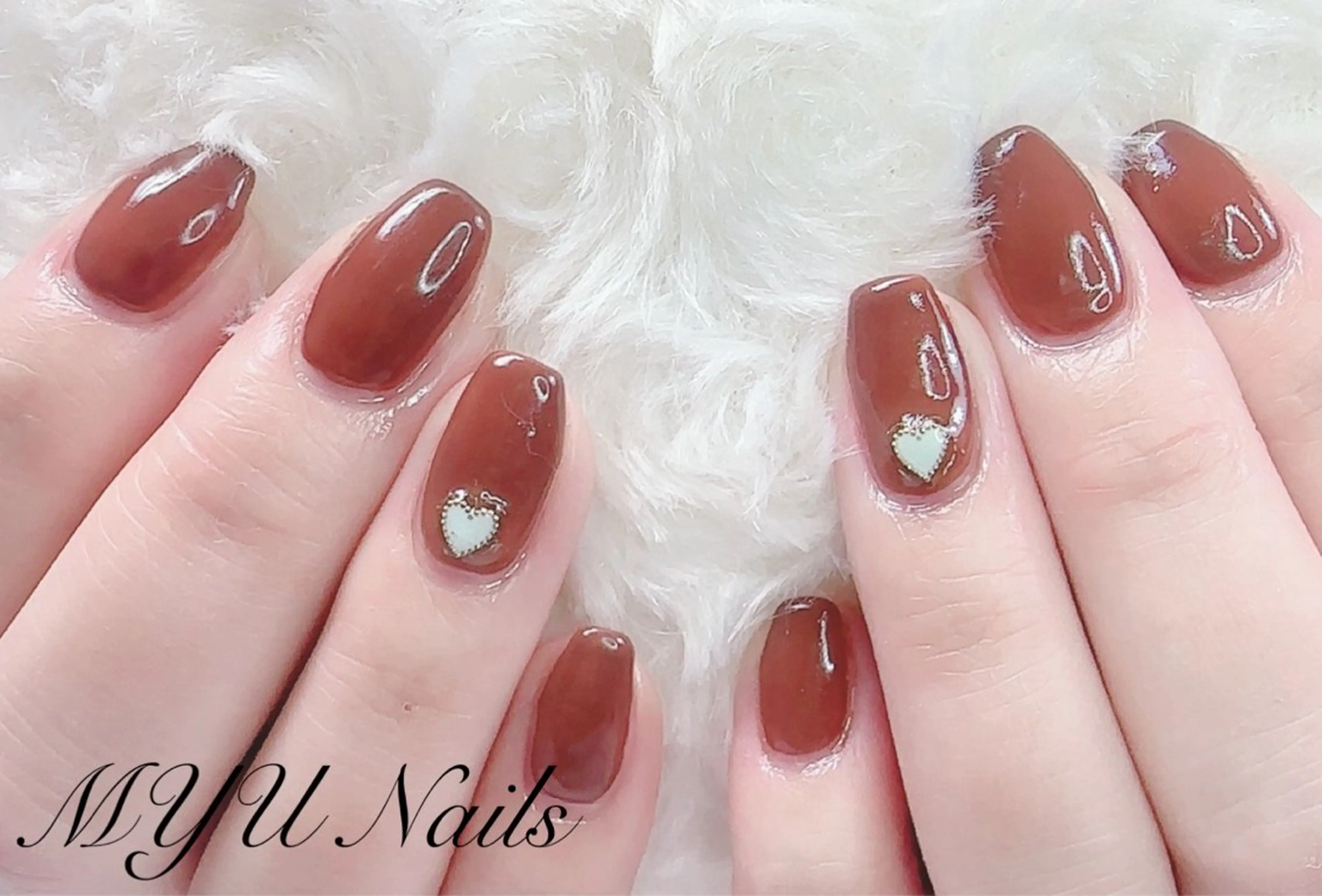 ネイル ジェルネイル 持ち込み ニュアンスネイル ワンカラーネイル パラジェル ハンドネイル MYU Nails所属・MYU Nailsのネイルデザイン