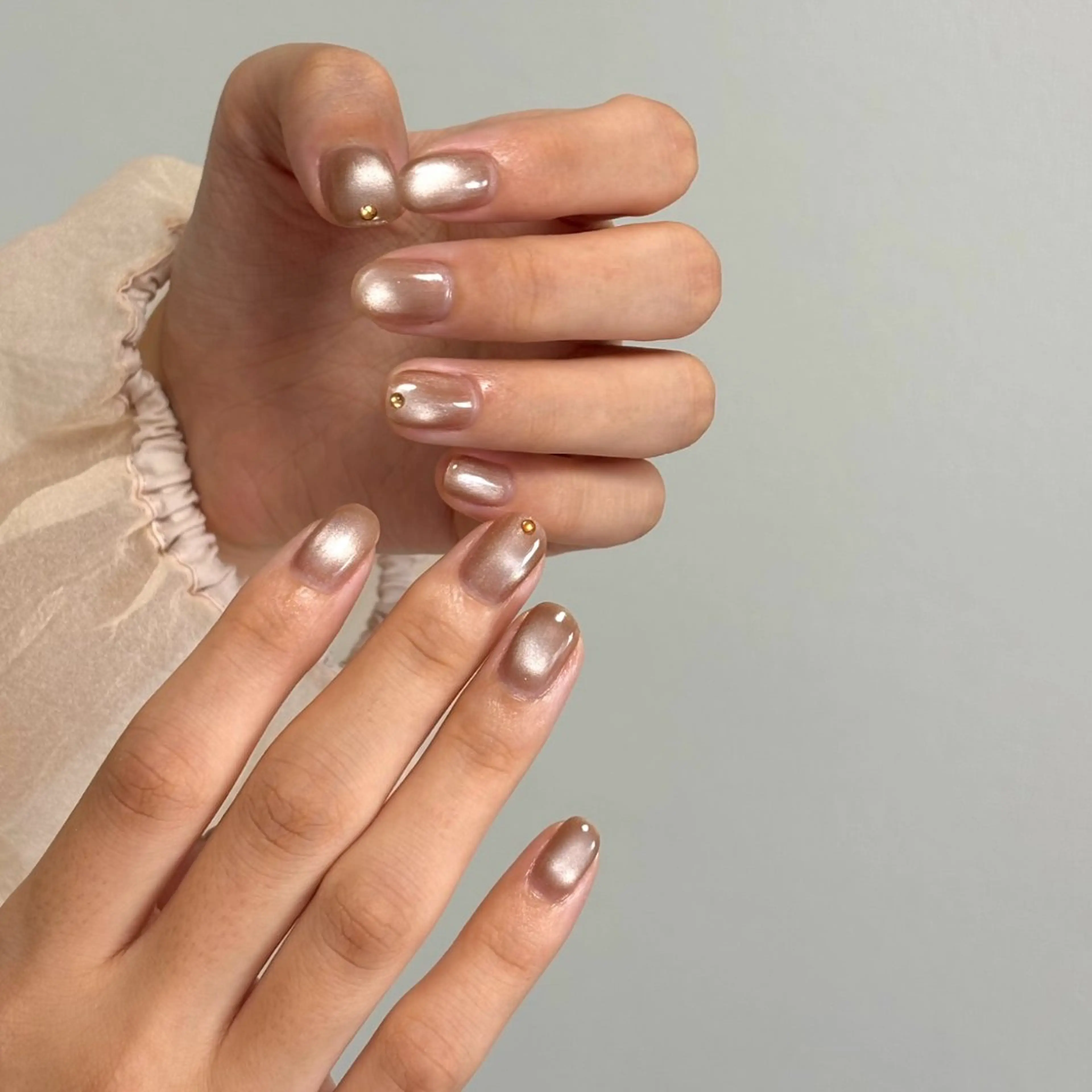 ネイル 氷ネイル・うるうるネイル マグネットネイル ハンドネイル Lull ネイル/ HBL/ハンドケアのネイルデザイン