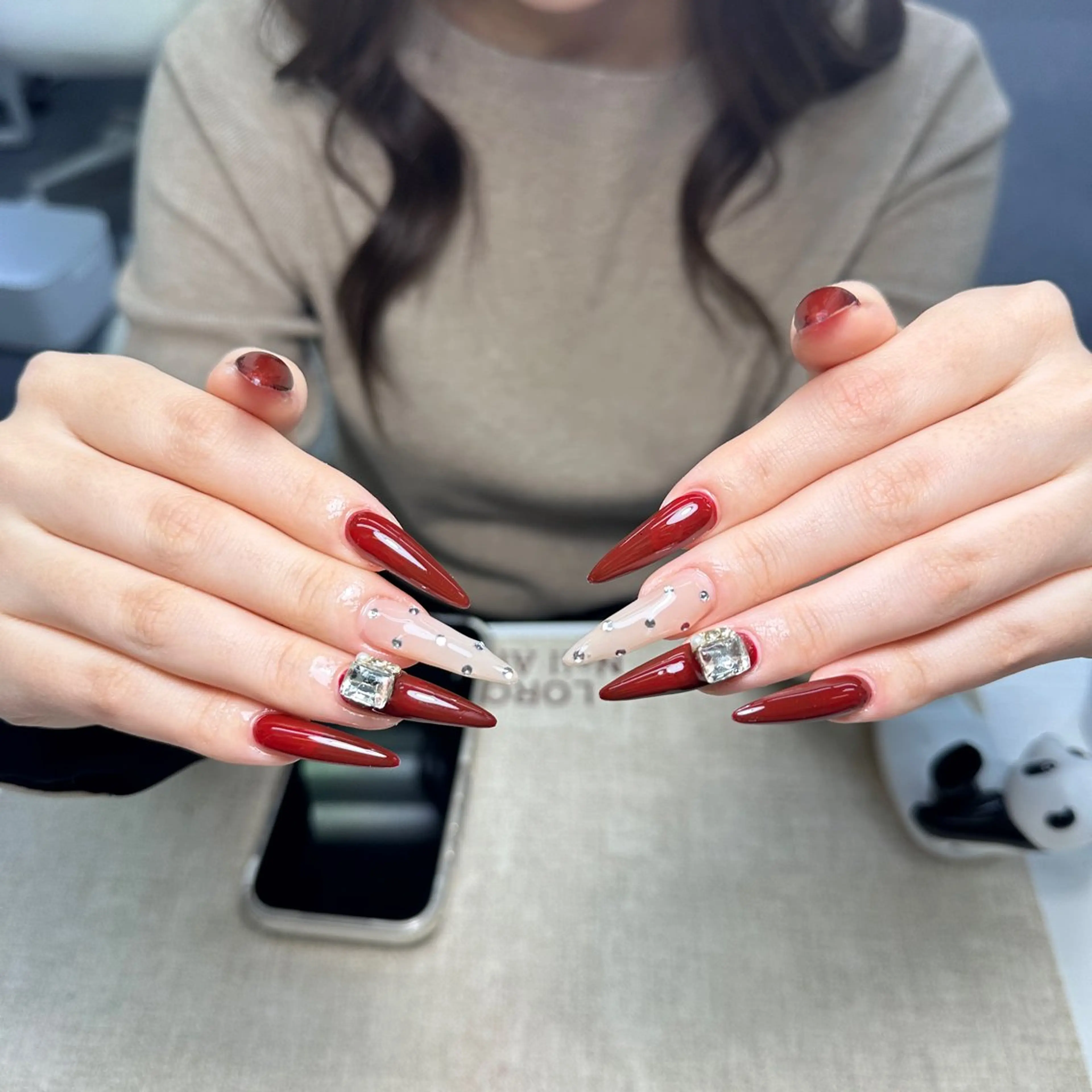 ネイル ハンドネイル ハンドケア Panda chan Novaのネイルデザイン