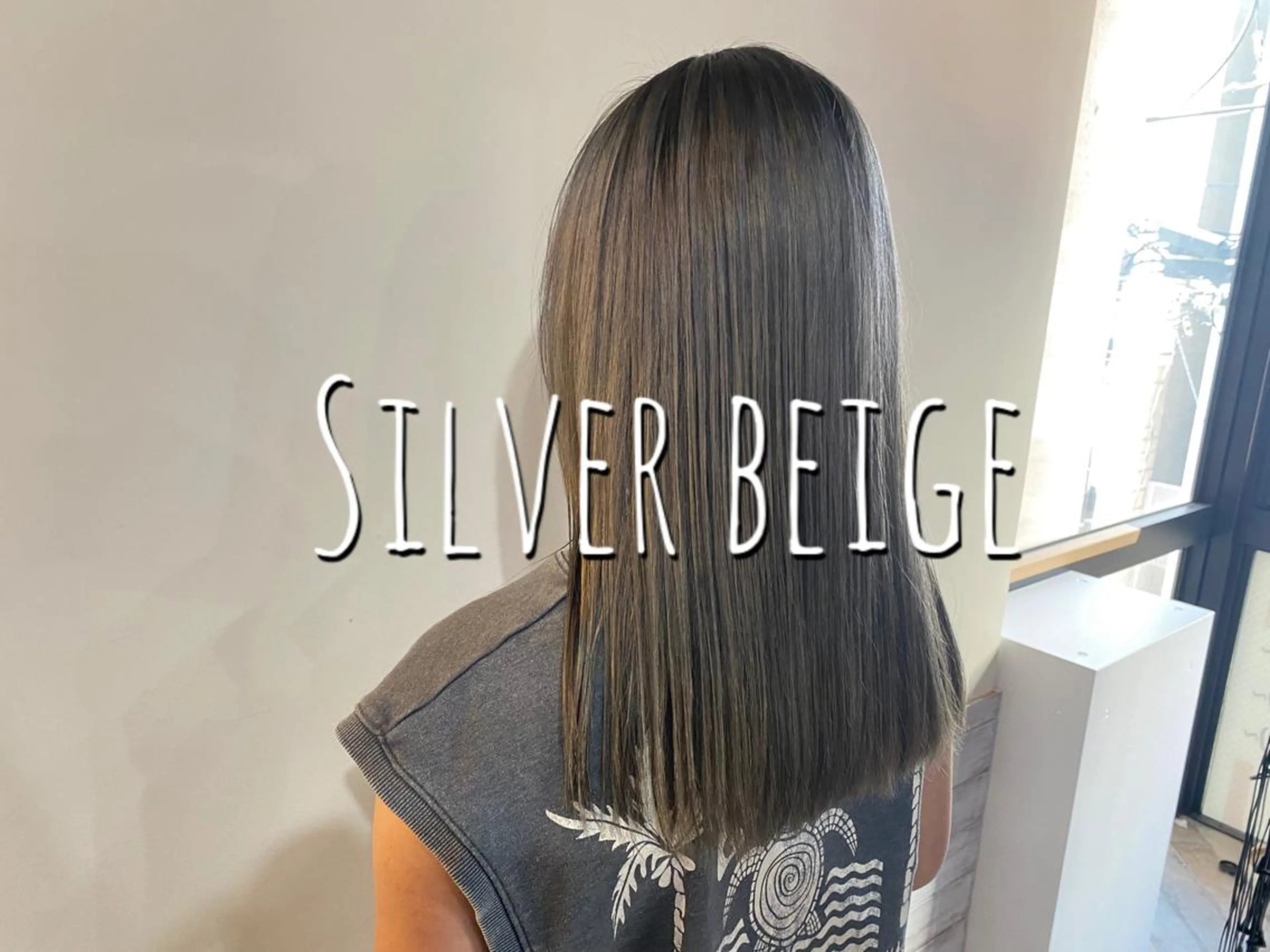 ミディアム カット ヘアカラー 店長 奈須 雄紀のヘアスタイル