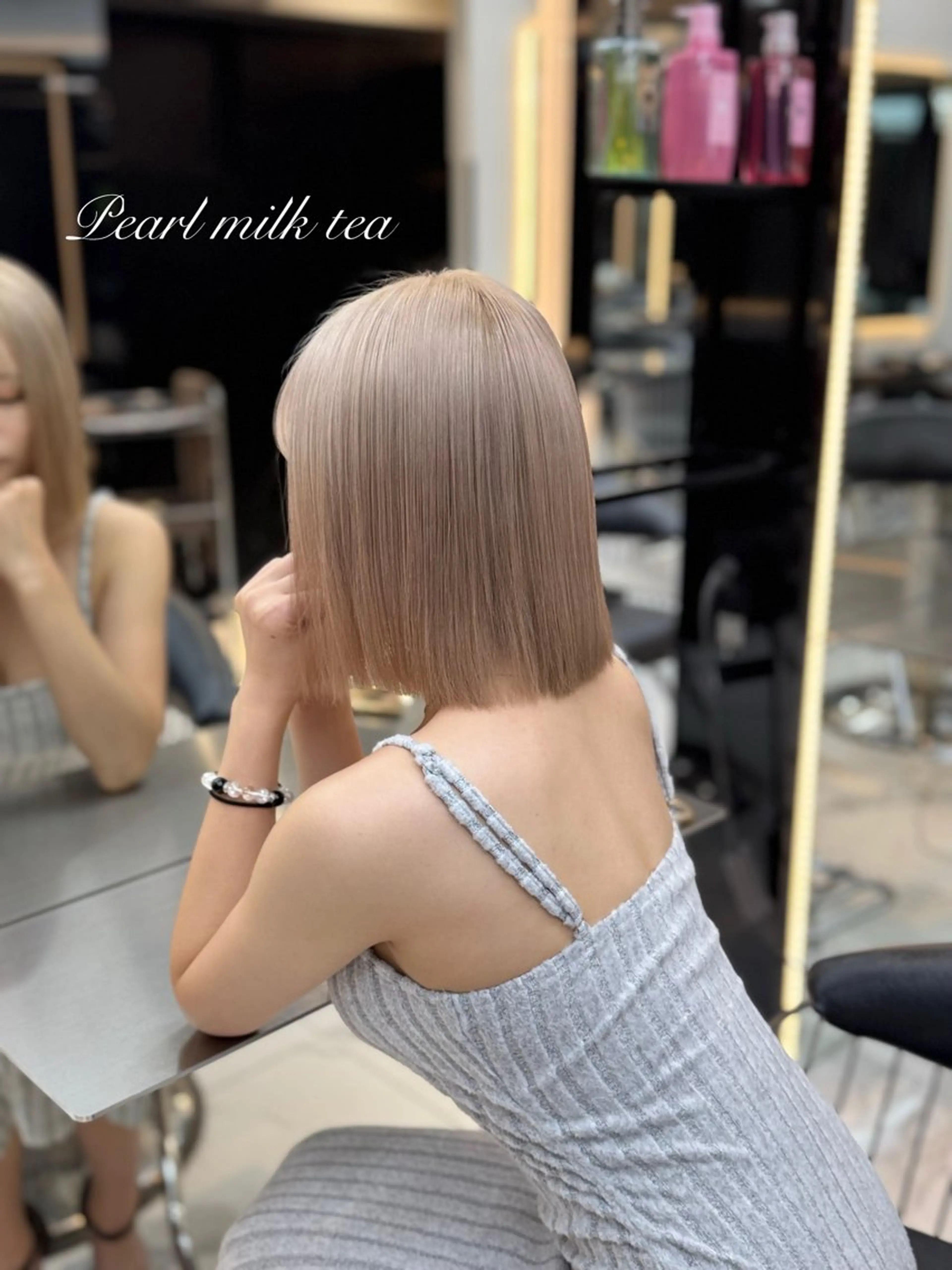 ミディアム カラー Lapis渋谷本店 Rikoのヘアスタイル