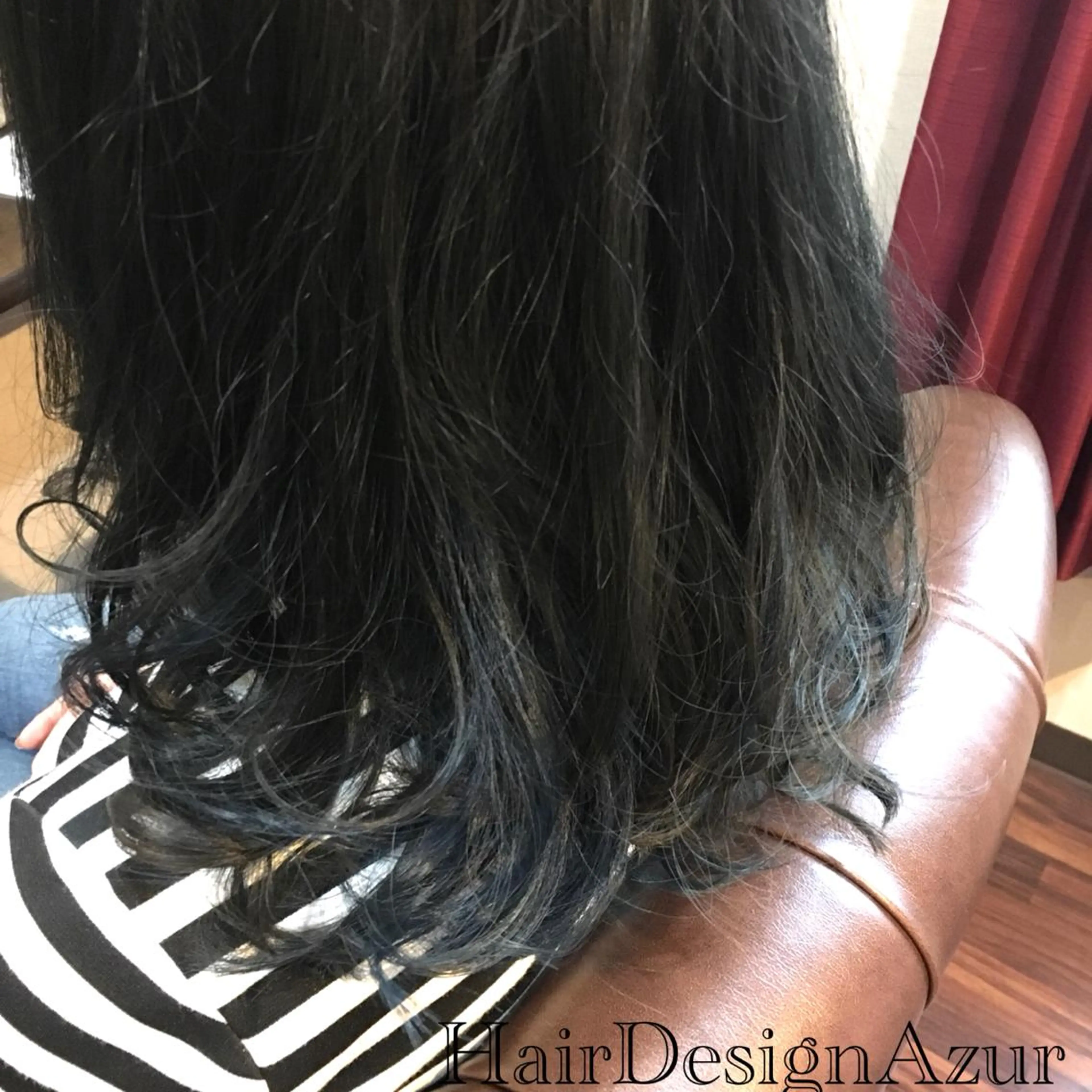 ミディアム カラー HairDesign Azurのヘアスタイル