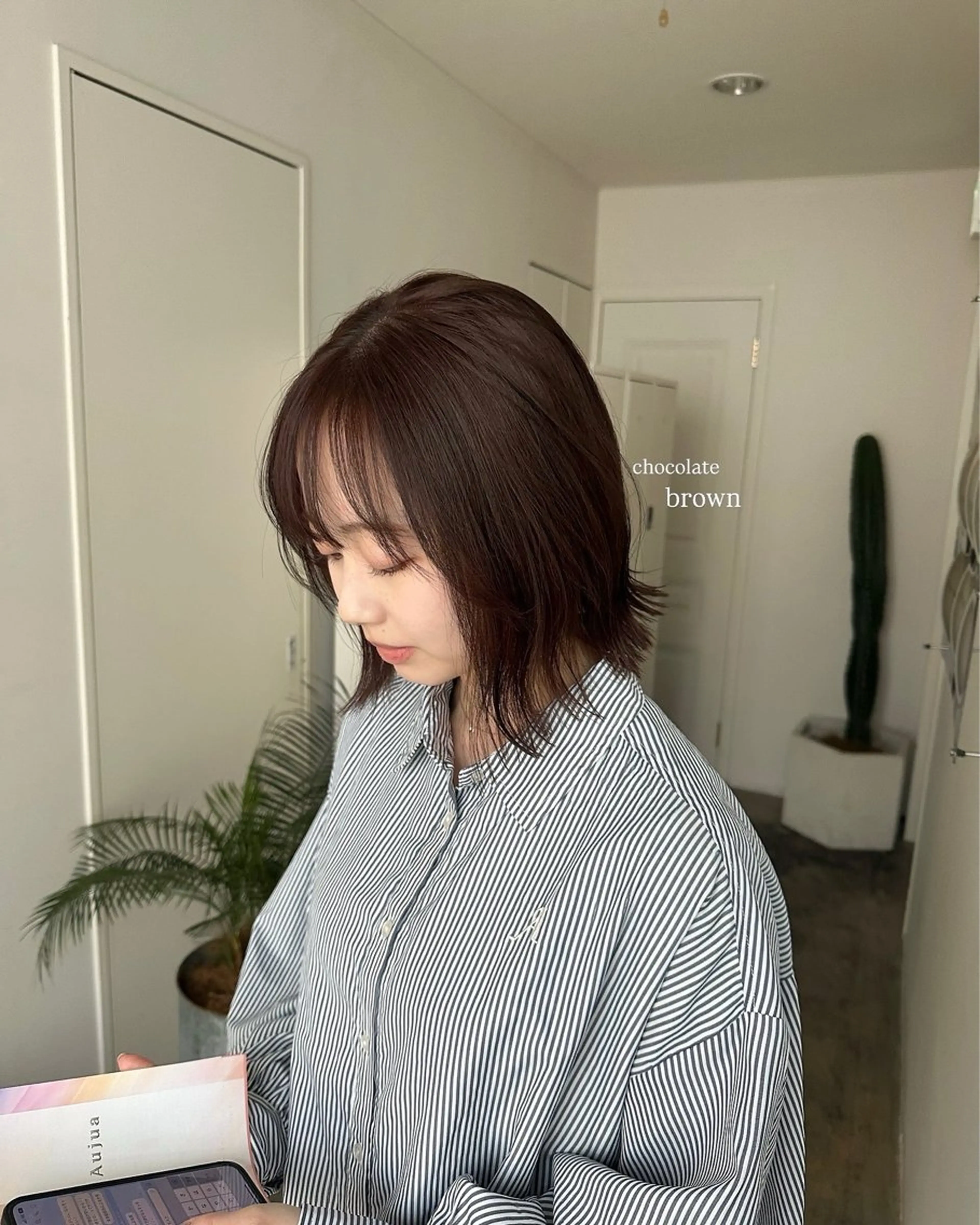 ミディアム カラー 髪質改善/似合わせ カラー/レイヤーのヘアスタイル