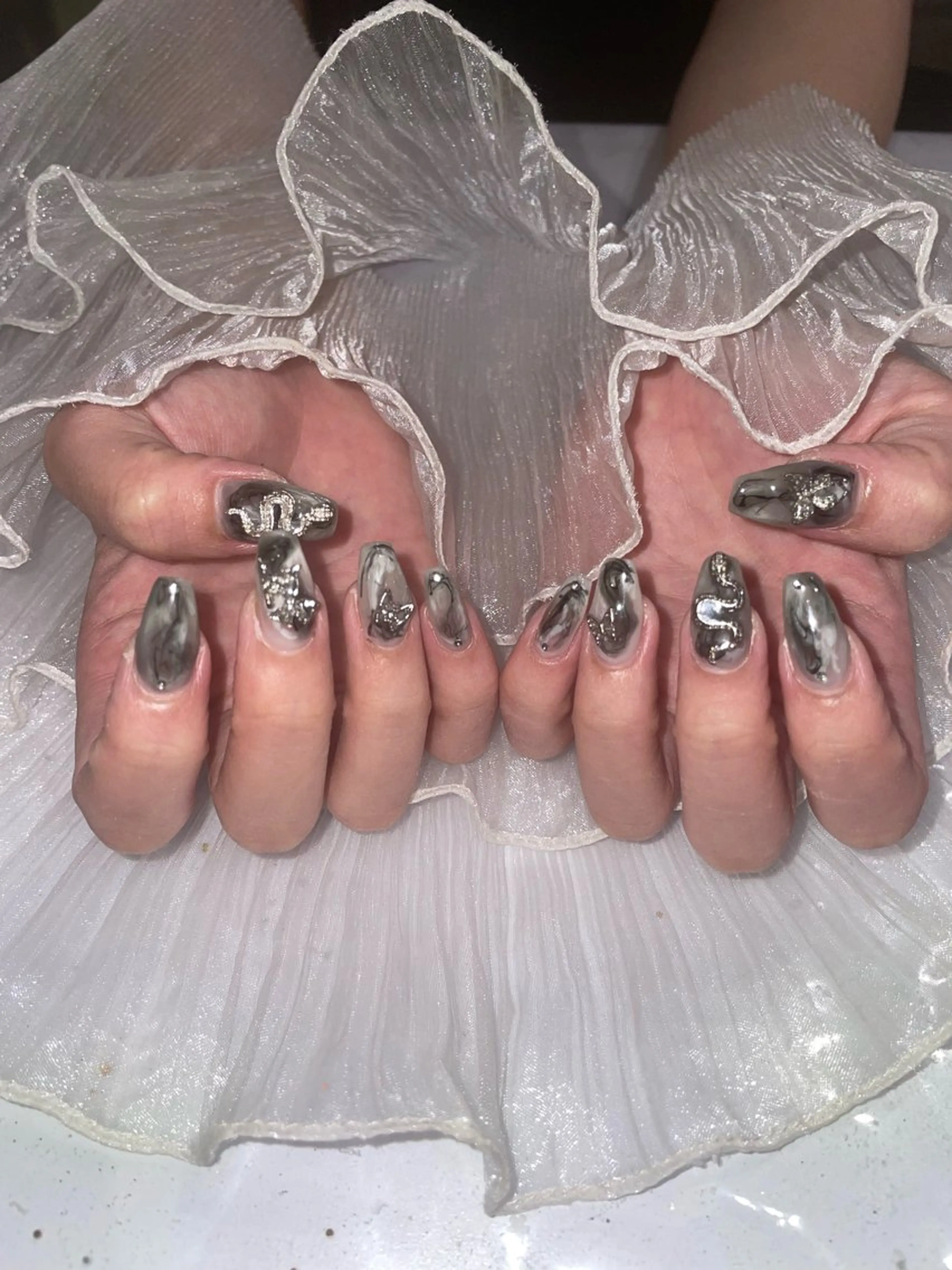 ネイル ‪るか/‪透明感 カラー/アレンジのヘアスタイル