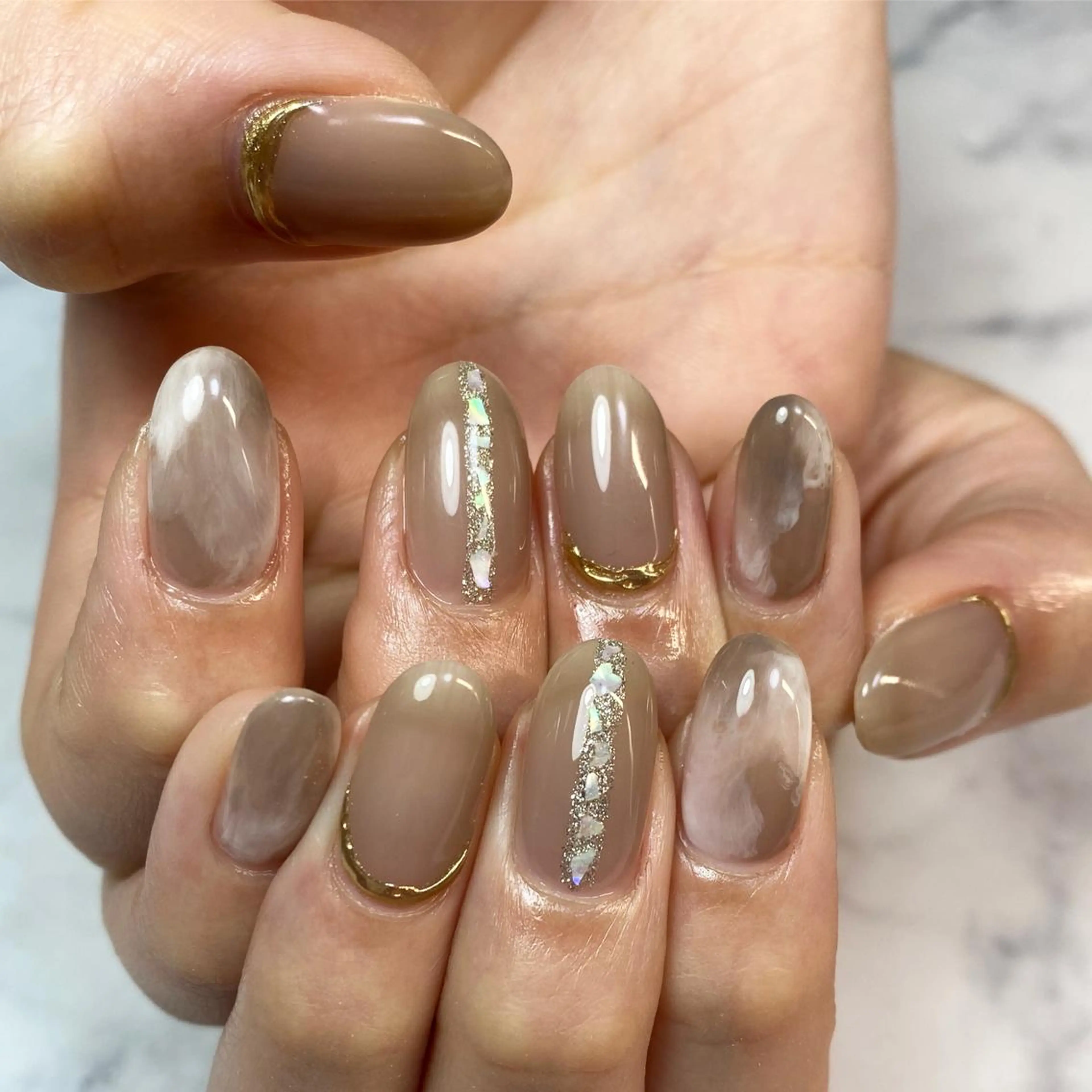 ネイル ハンドネイル mellow mのネイルデザイン