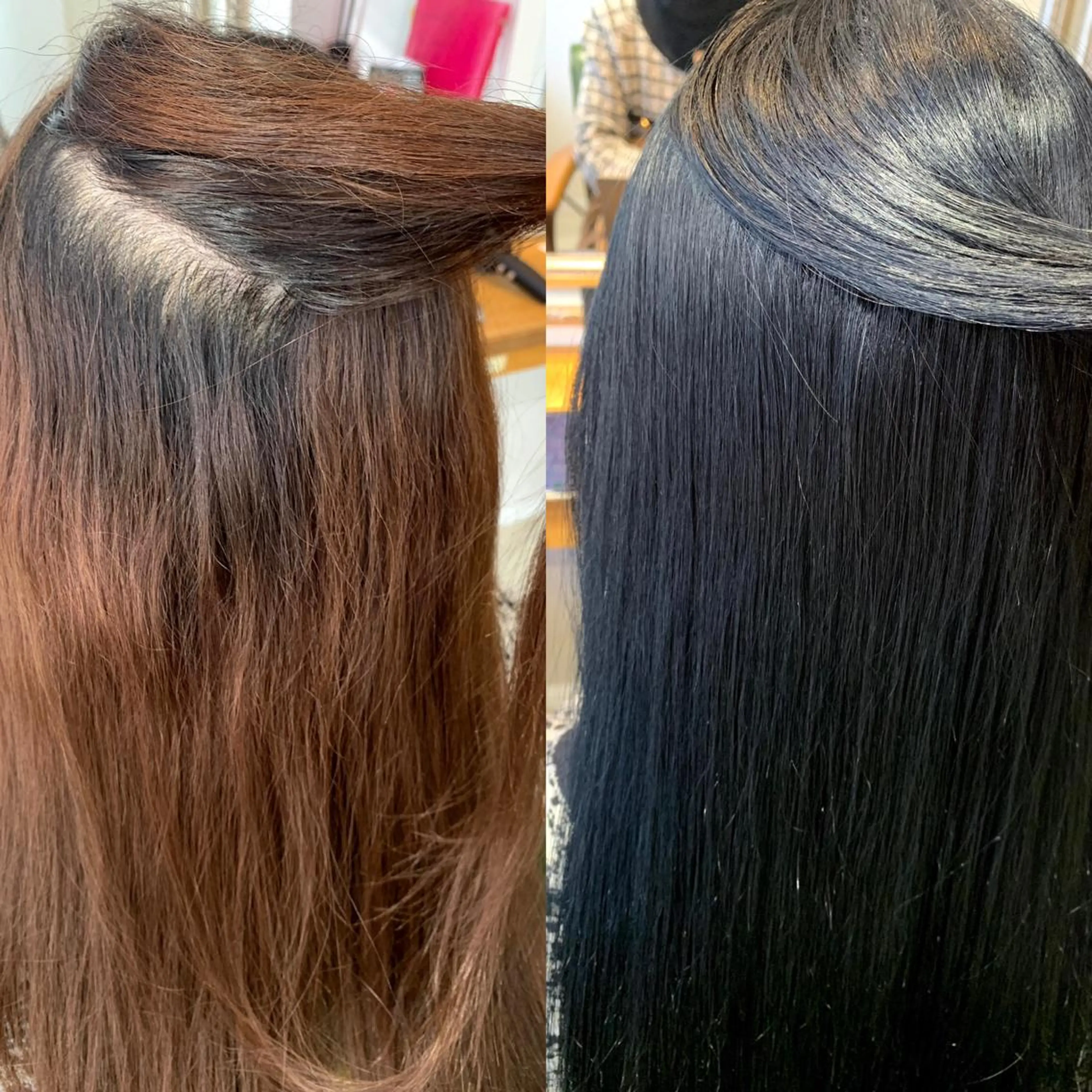 セミロング カラー ヘアアレンジ 髪質改善/縮毛/新宿 🫧SUZUKA🫧のヘアスタイル