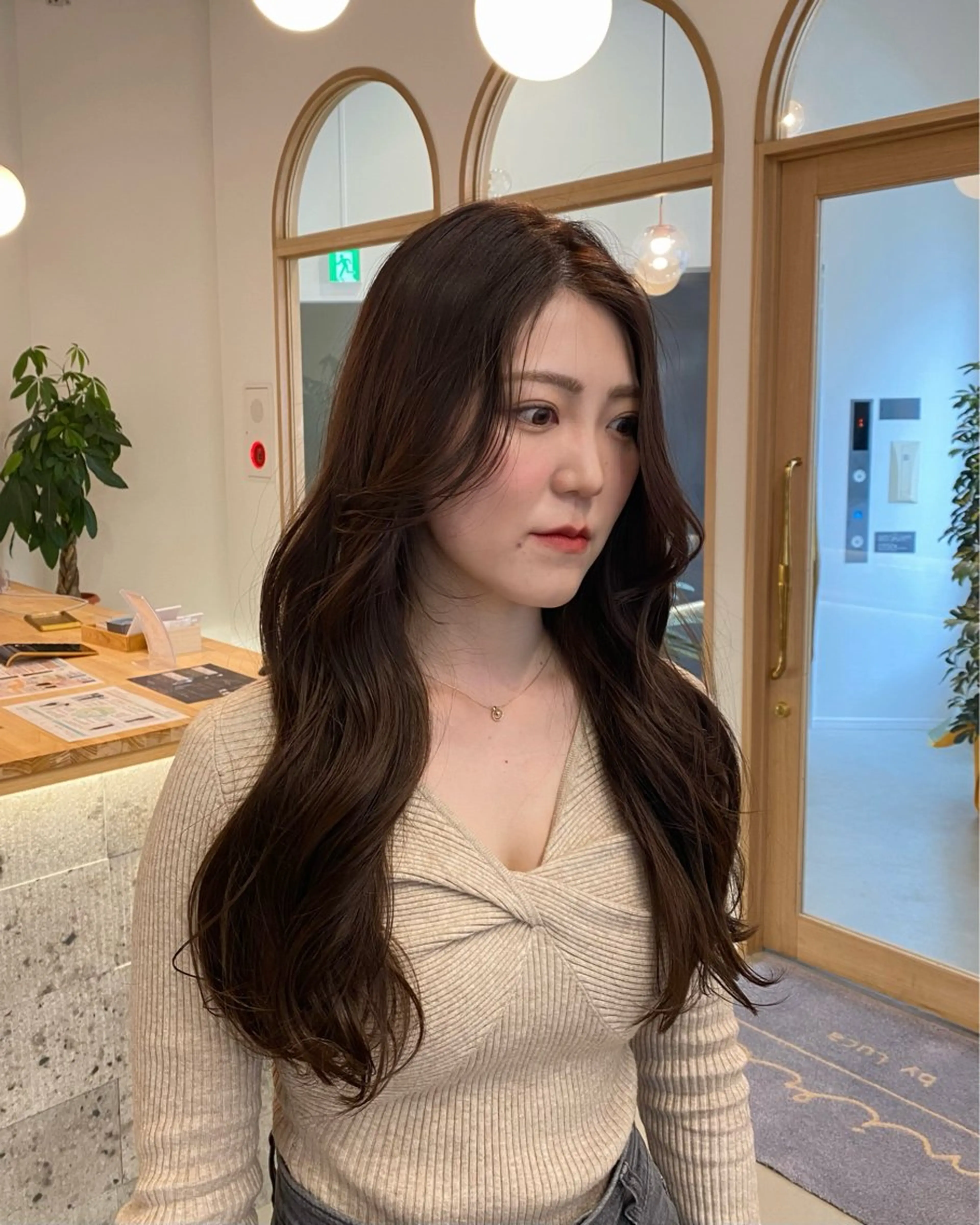 ロング ヘアカラー sanae /透明感カラーのヘアスタイル