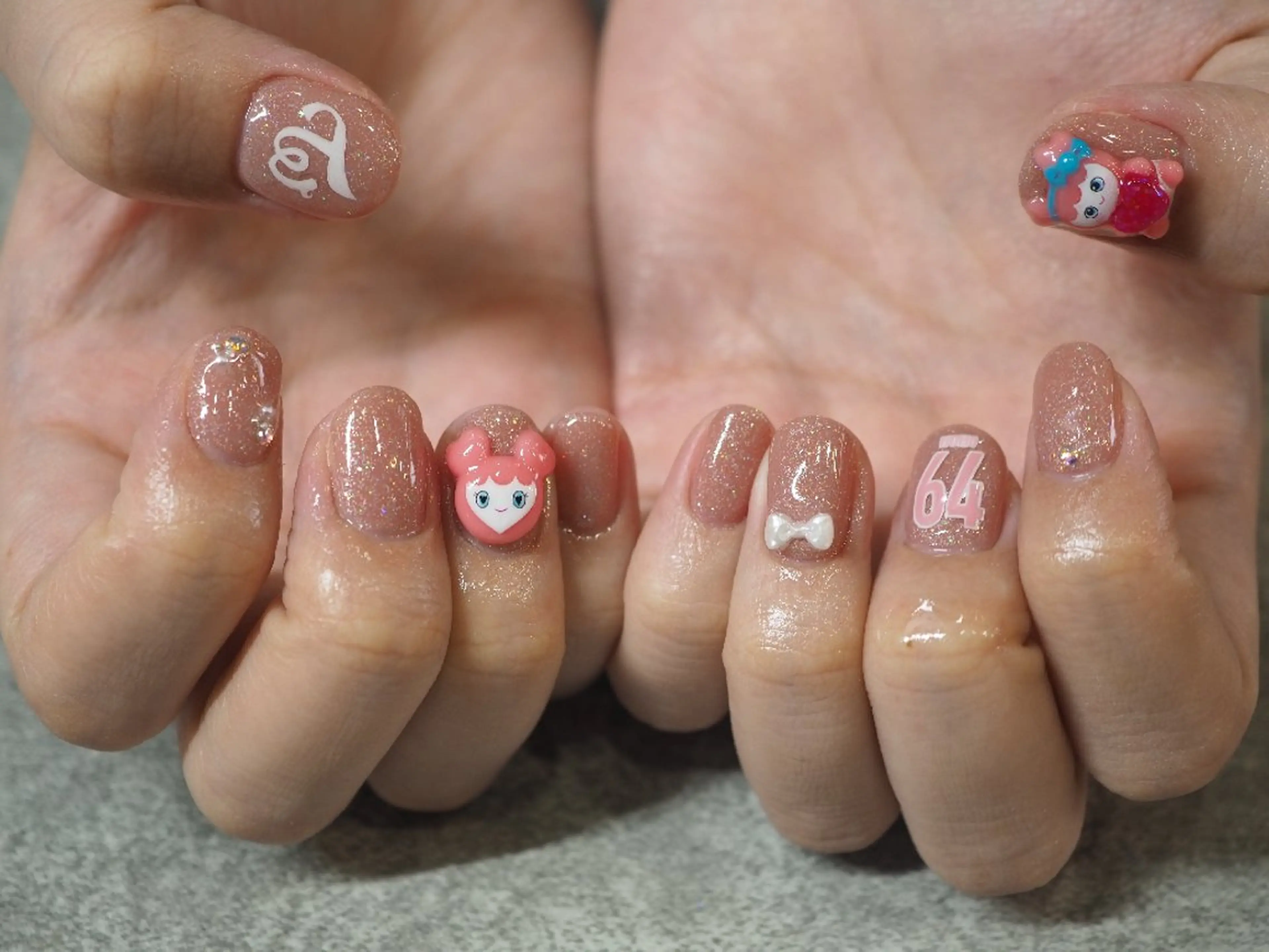 ネイル ハンドネイル glaNje 福光のネイルデザイン