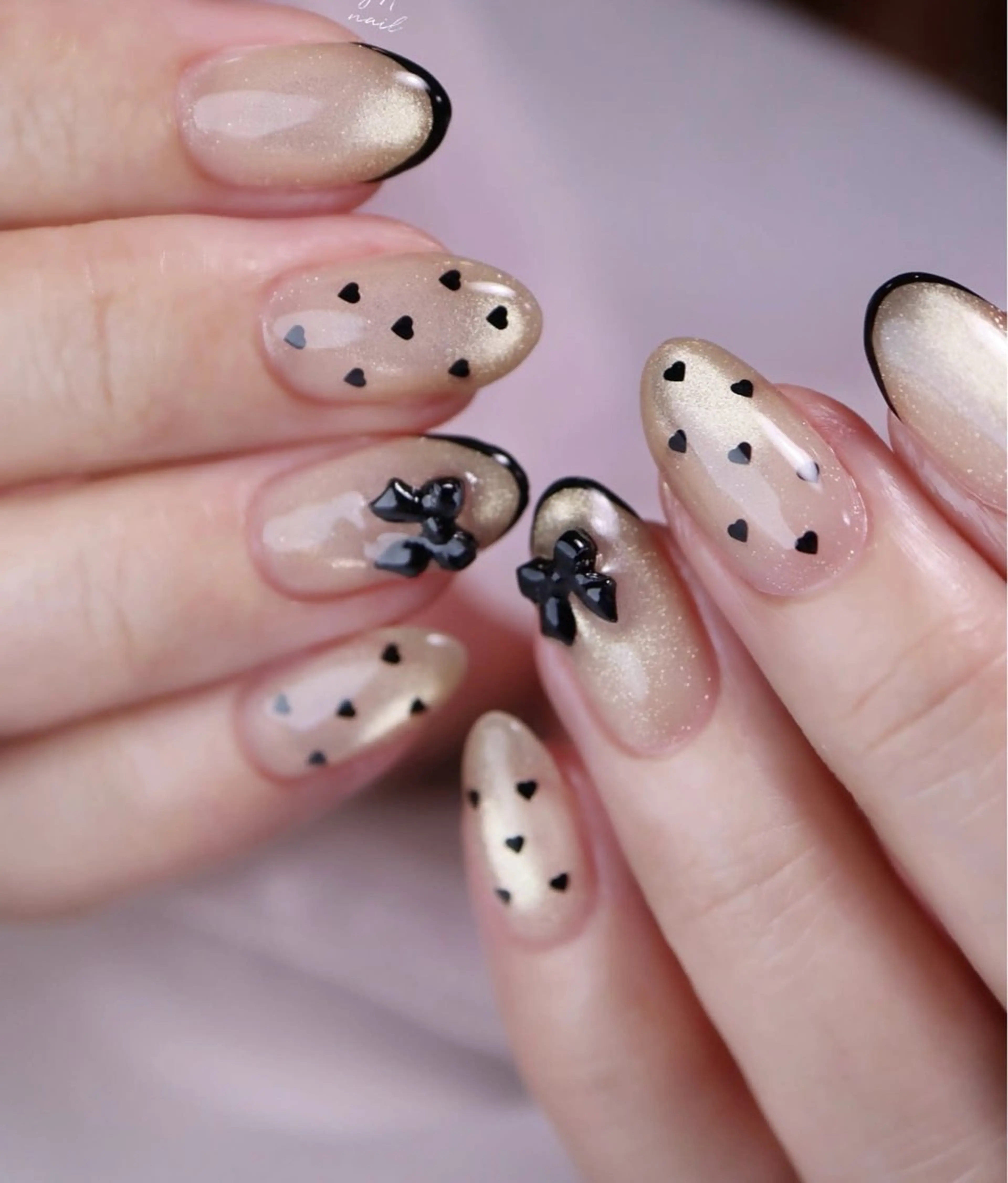 ネイル 韓国ネイル 持ち込み ニュアンスネイル ネイルチップ ハンドネイル TABI ANA.CHUOのネイルデザイン