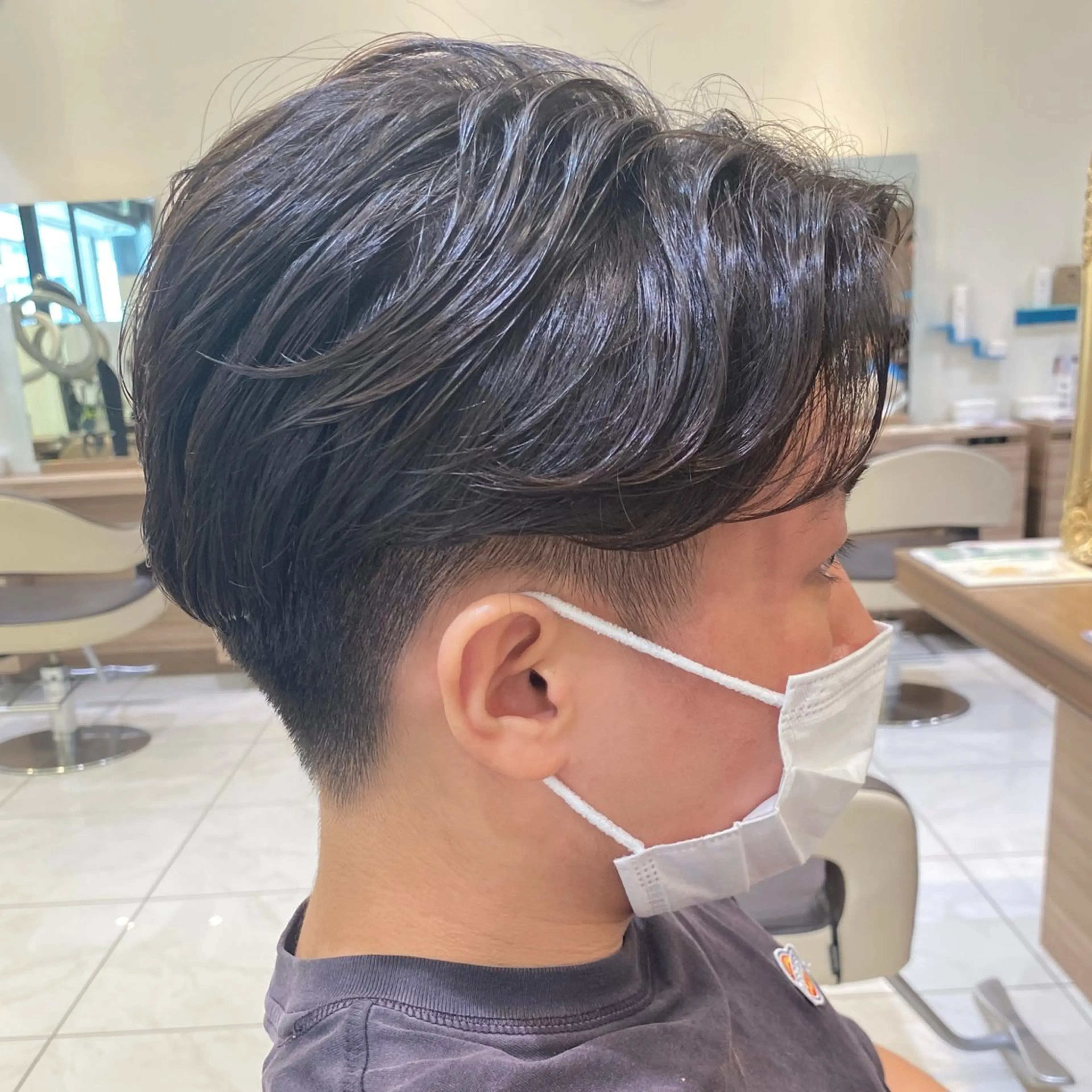 ショート パーマ カット パーマ トリートメント 関澤敦人｜ Ash八王子店のヘアスタイル