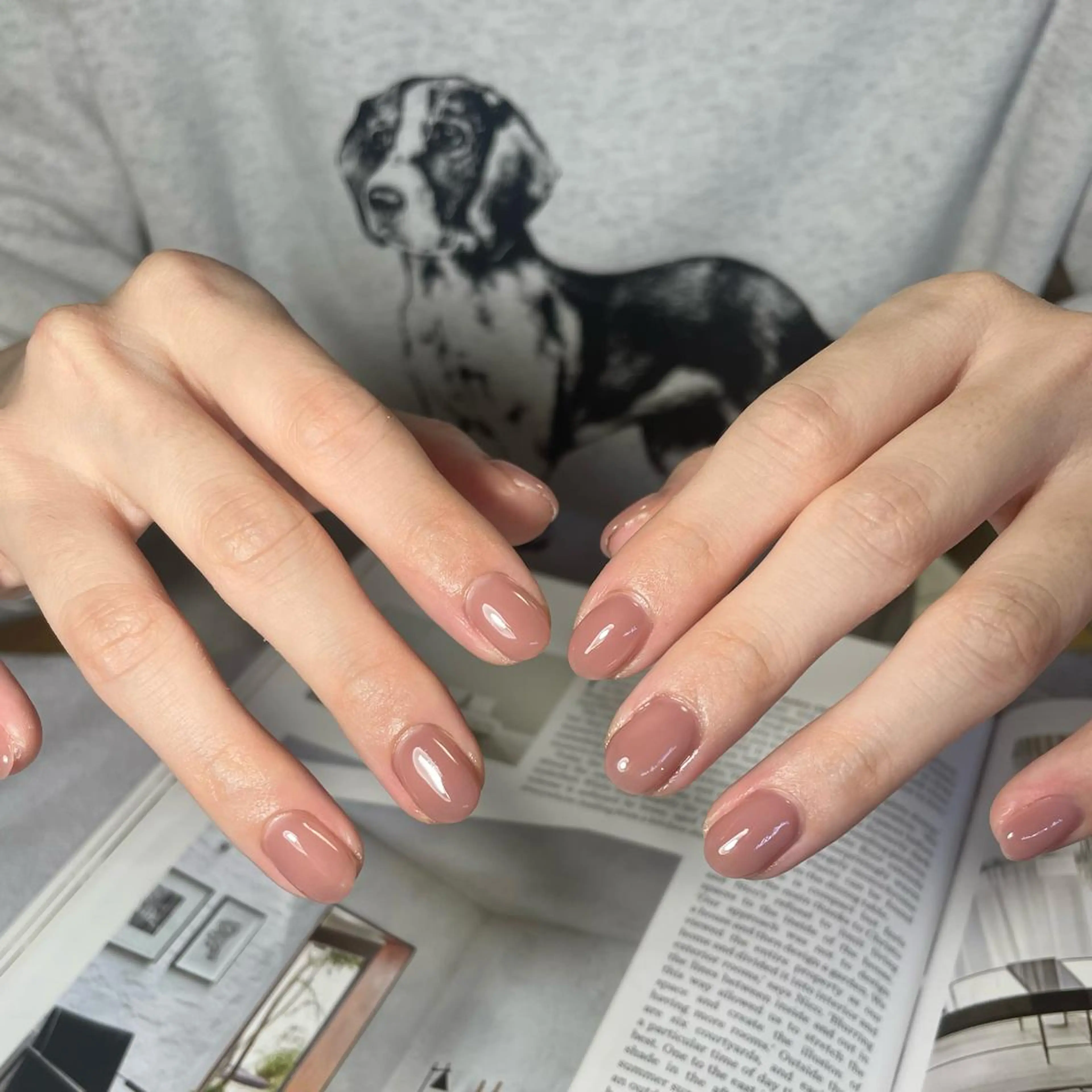 ネイル ワンカラーネイル ハンドネイル Lofinails ちひろのネイルデザイン