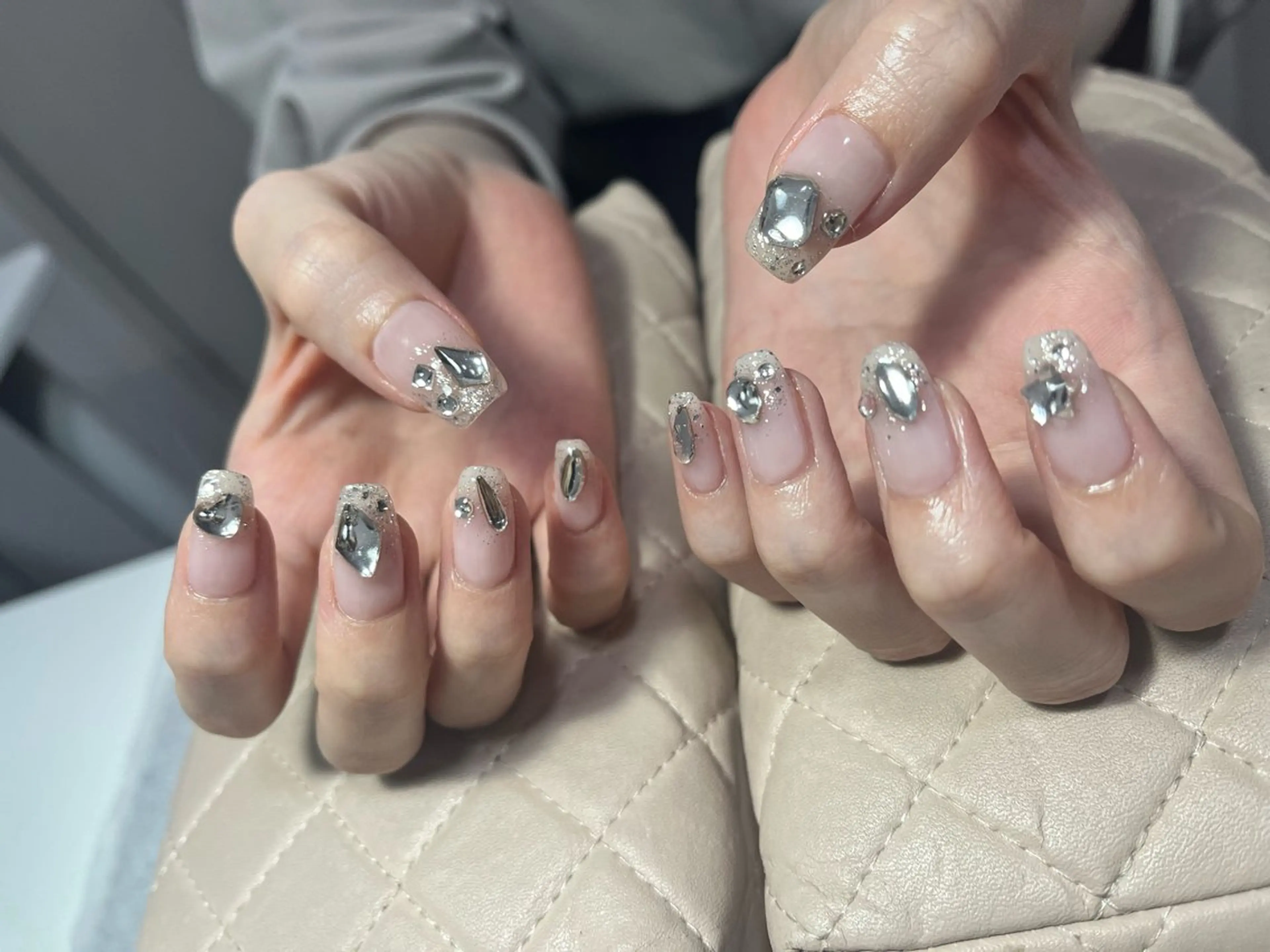 ネイル ハンドネイル goldgleams ちなのネイルデザイン