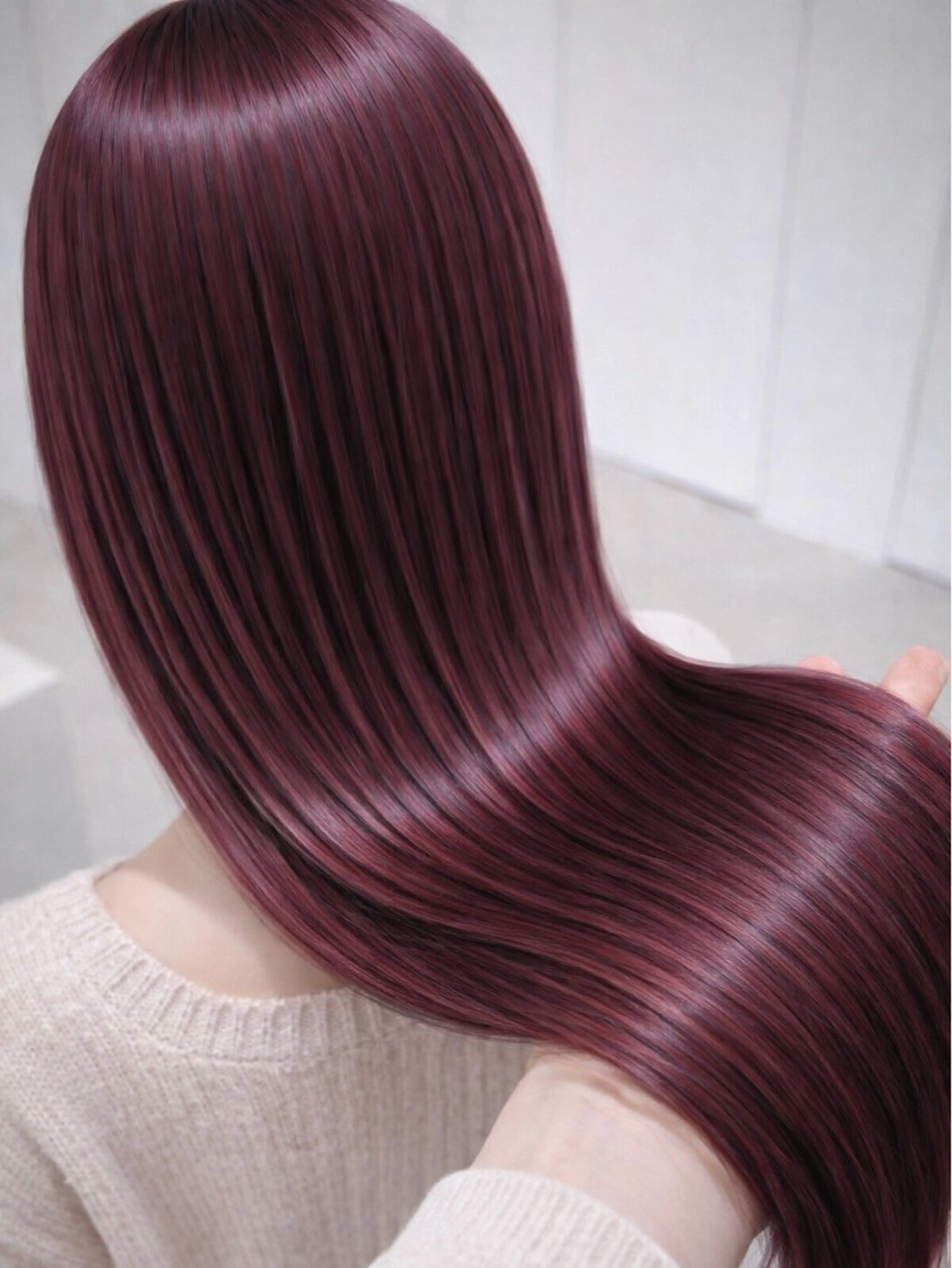 ロング カラー ブリーチ 透明感カラー デザインカラー レッドカラー 髪質改善 カット ヘアカラー 💎透明感カラー特化 💎TAISEIのヘアスタイル