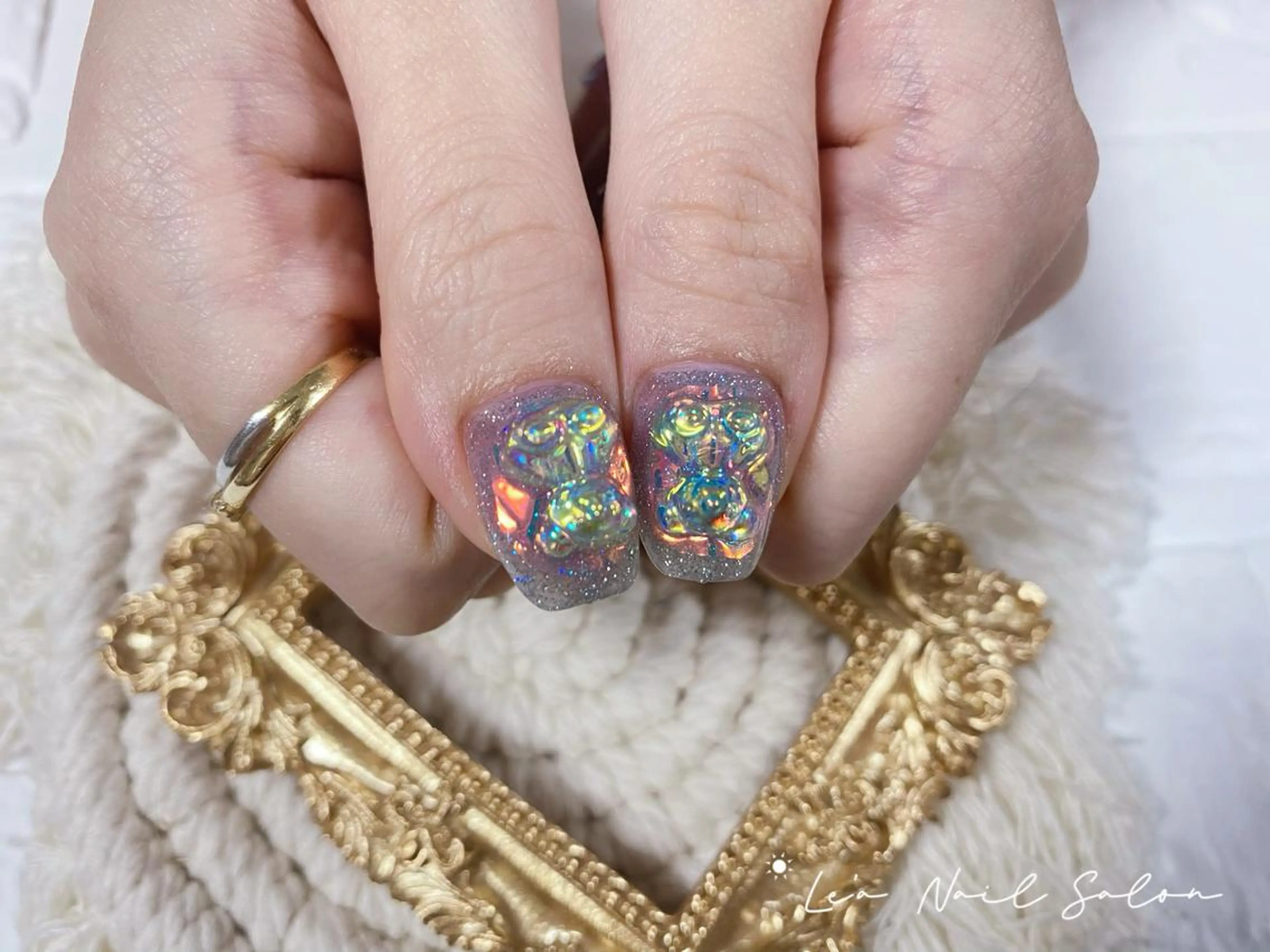 ショート カラー ネイル Lea NAILsalon所属・Le’a NailSalonのネイルデザイン