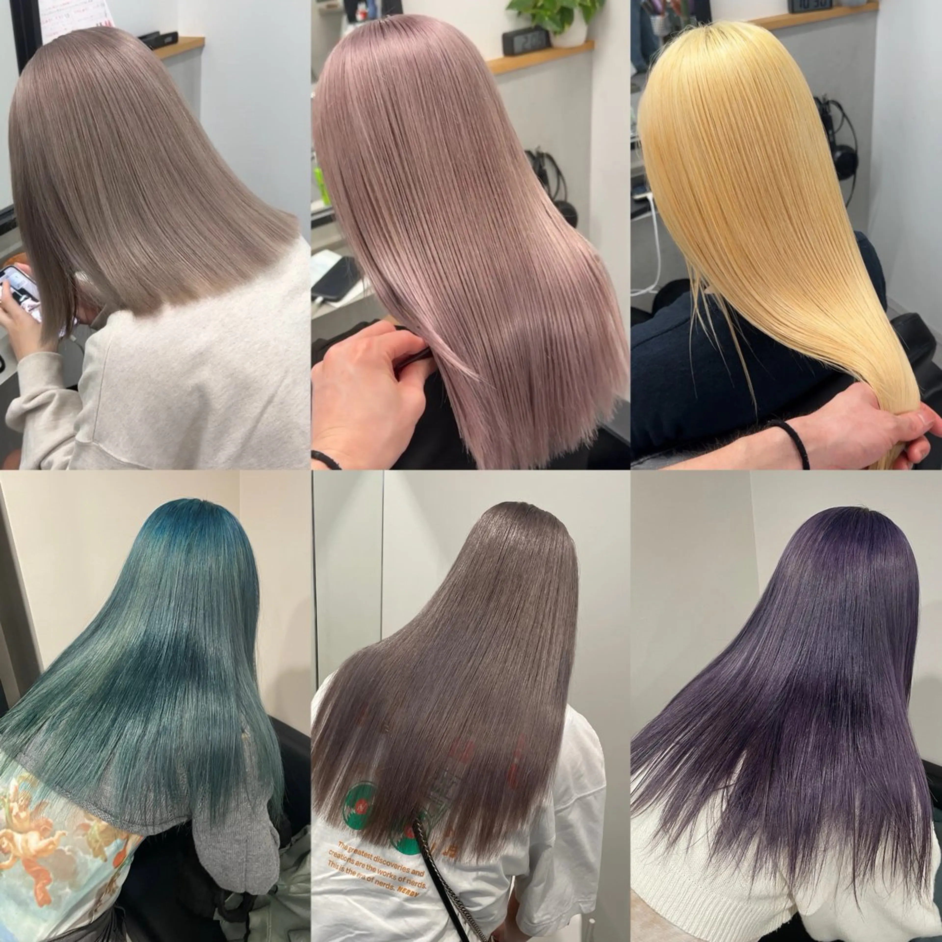 💫カット+ケアブリーチ+2stepトリートメント💫 【新宿/ショート/ボブ/白髪ぼかしハイライト】の写真